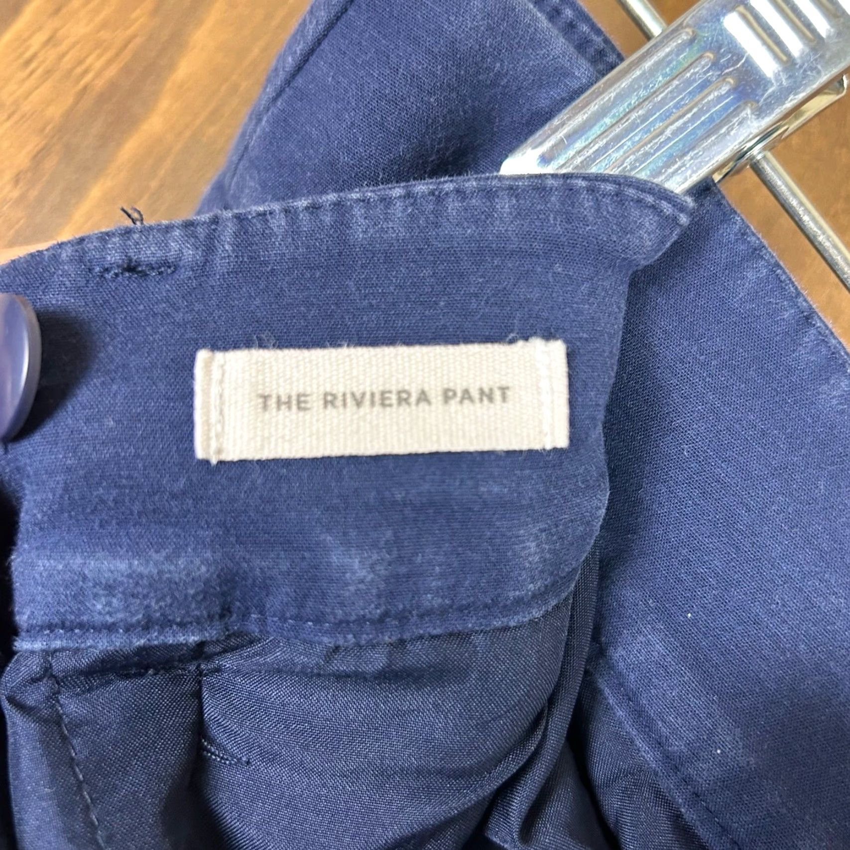 Ann Taylor VINTAGE Ann Taylor LOFT Pants Blue Marisa The Riviera Ankle Stretch 2 Size 29" - 6 Thumbnail