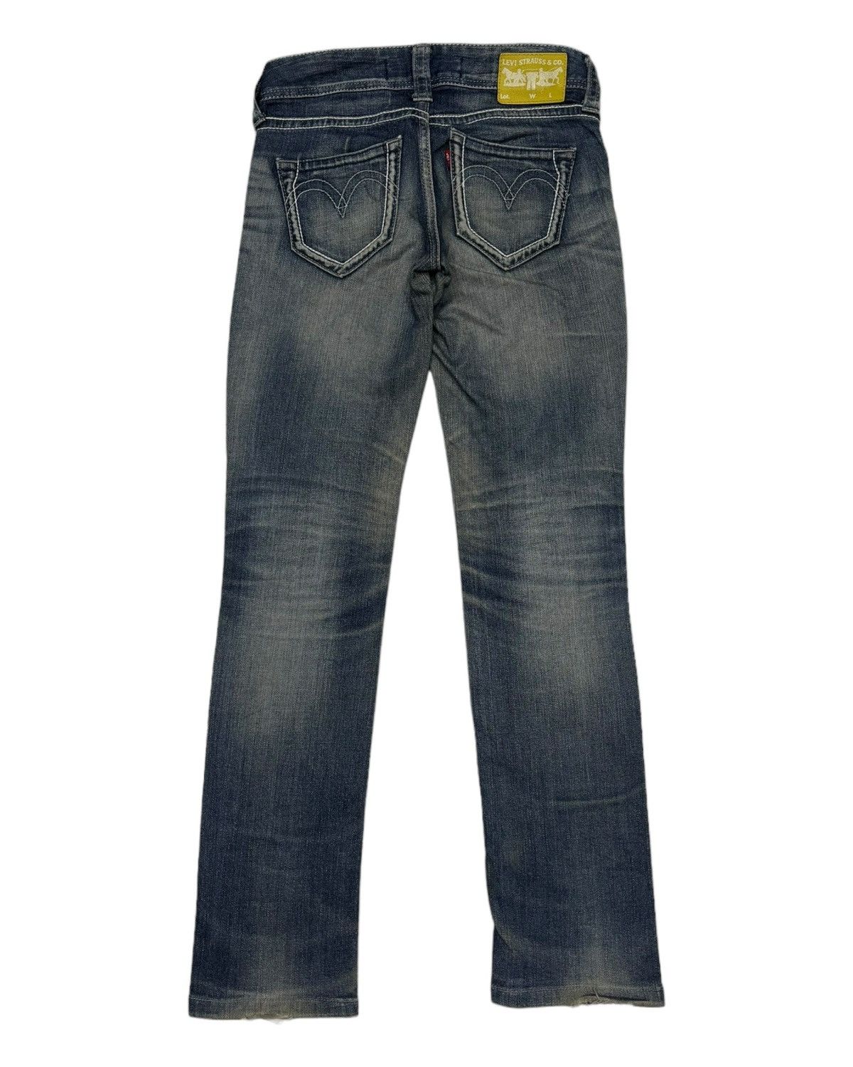 Levi's Vintage Clothing VINTAGE LEVIS DISTRESSED DENIM SKINNY JEANS Size 26" / US 2 / IT 38 - 2 Thumbnail