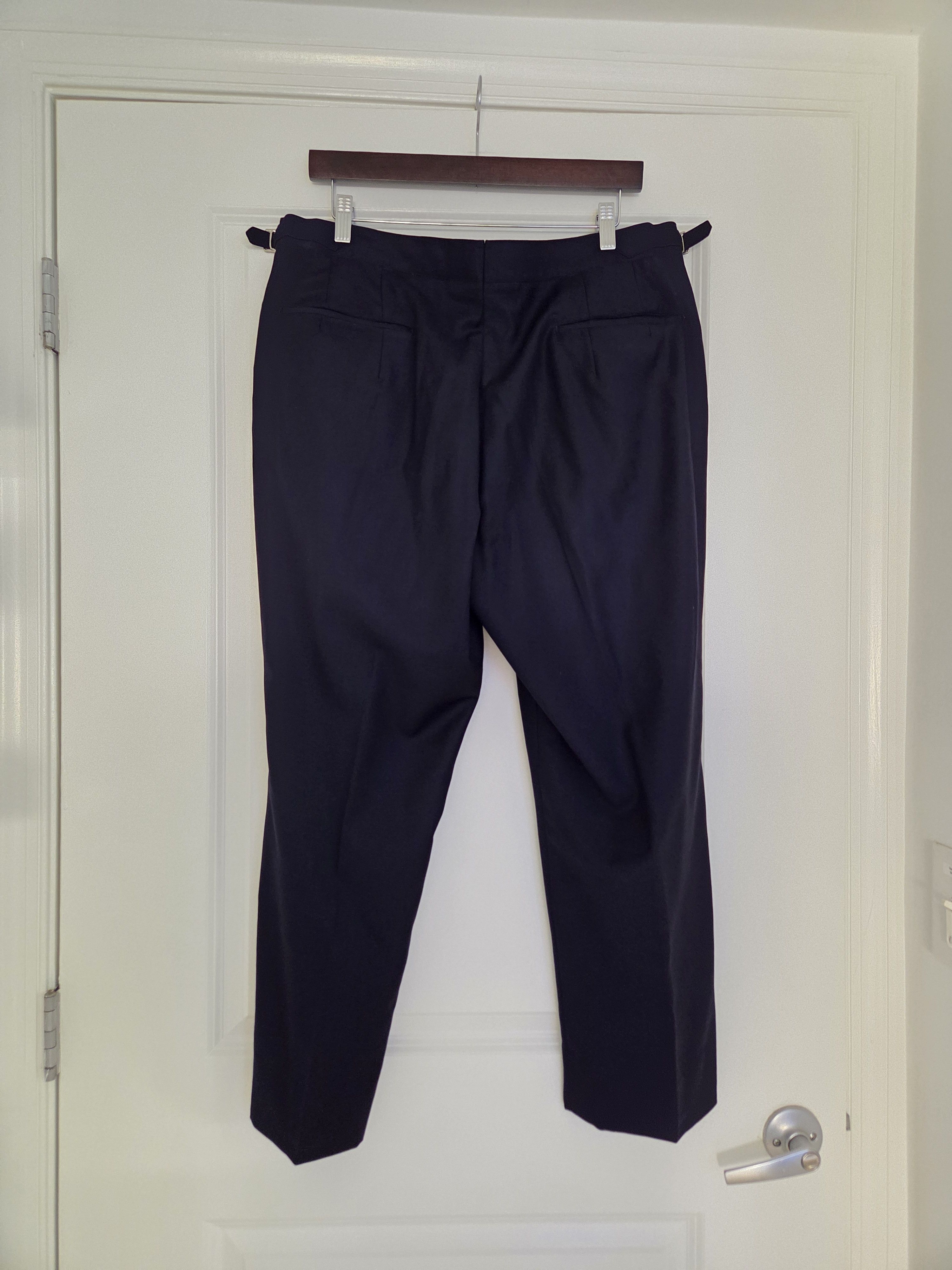 Other W. W. Chan navy wool twill dress pants Size 36R - 2 Thumbnail