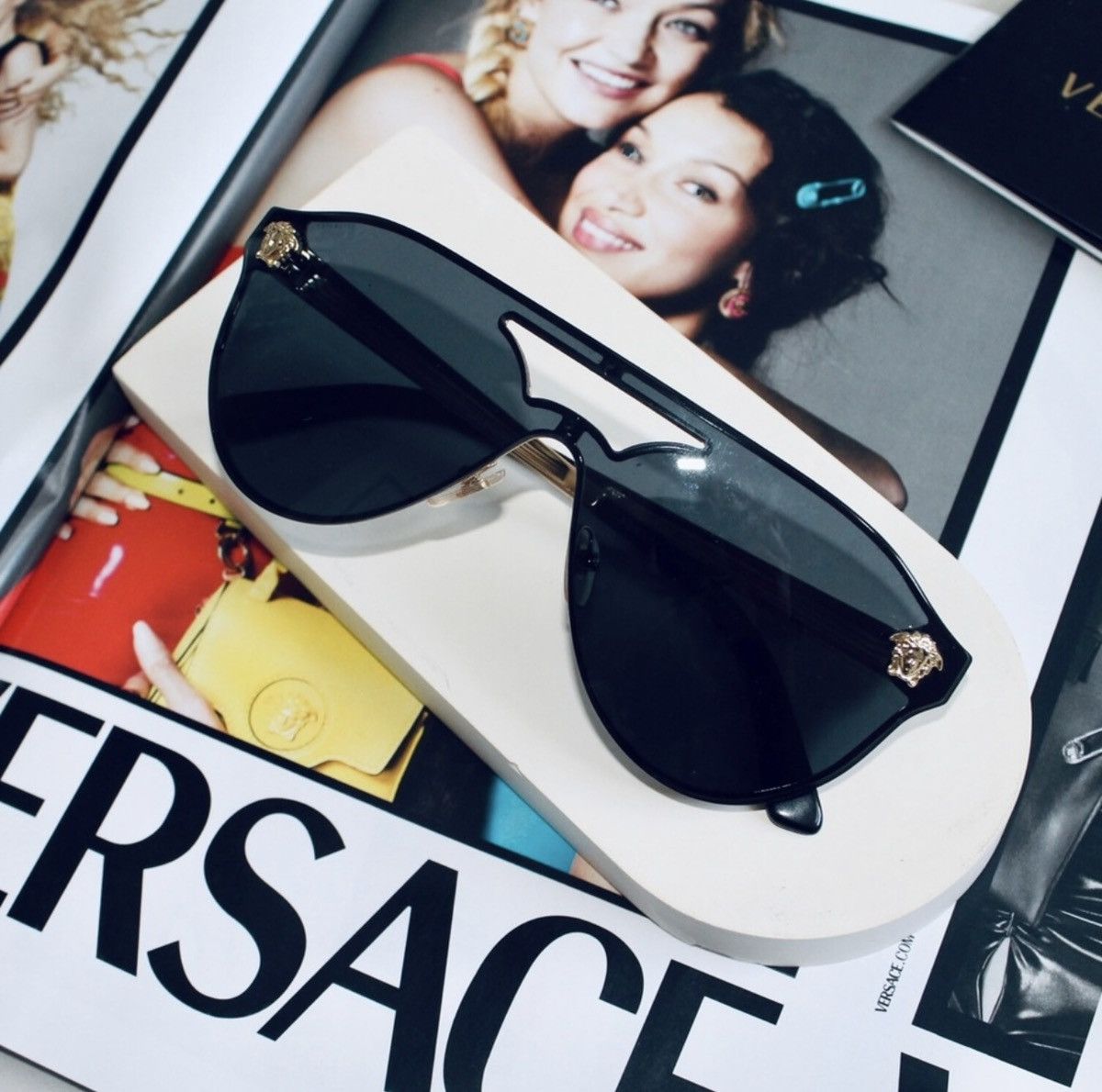 Versace VERSACE Pilot Sunglasses Size ONE SIZE - 2 Thumbnail