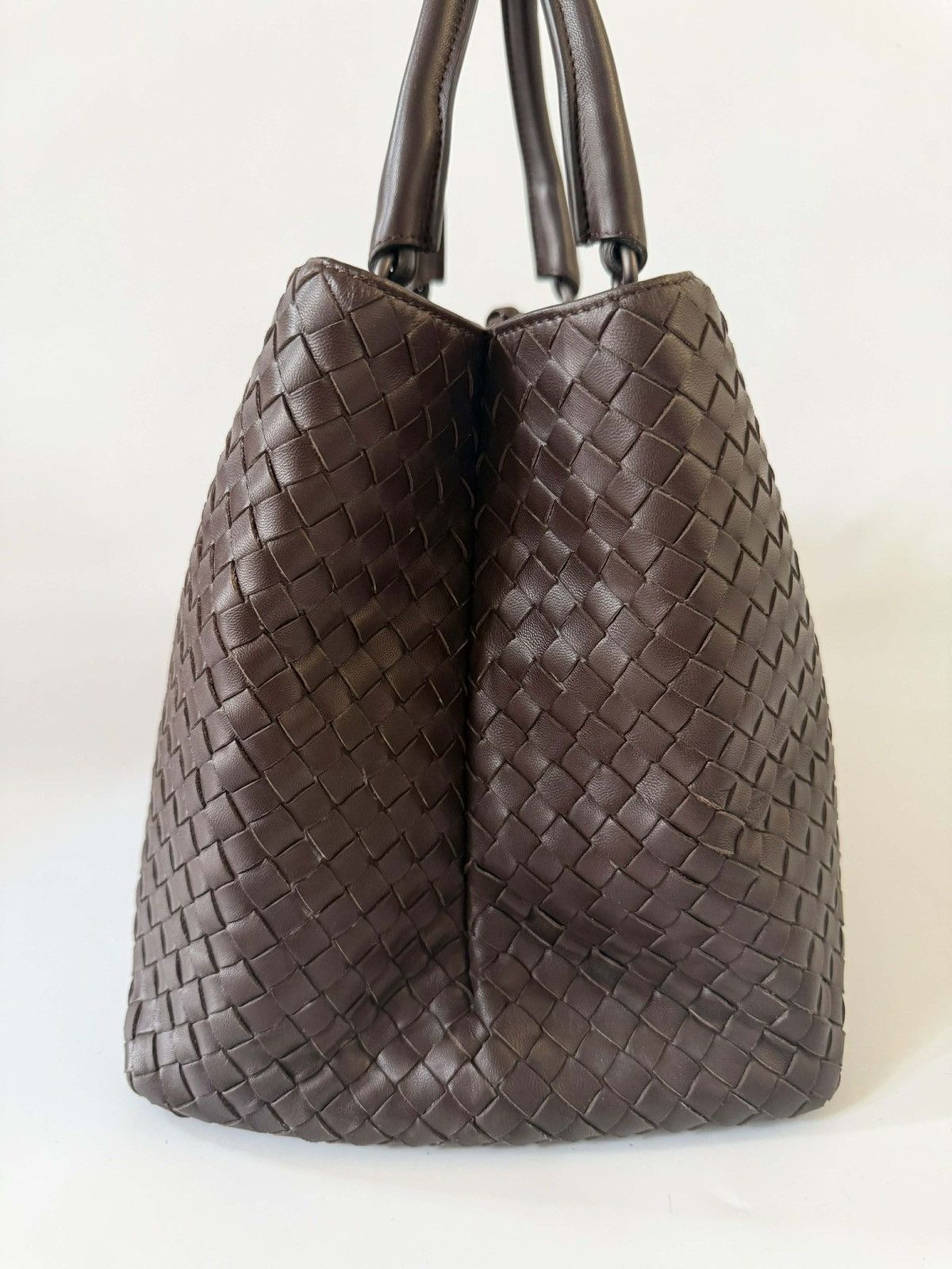 Bottega Veneta Bottega Veneta Brown Intrecciato Tote Bag Size ONE SIZE - 5 Thumbnail
