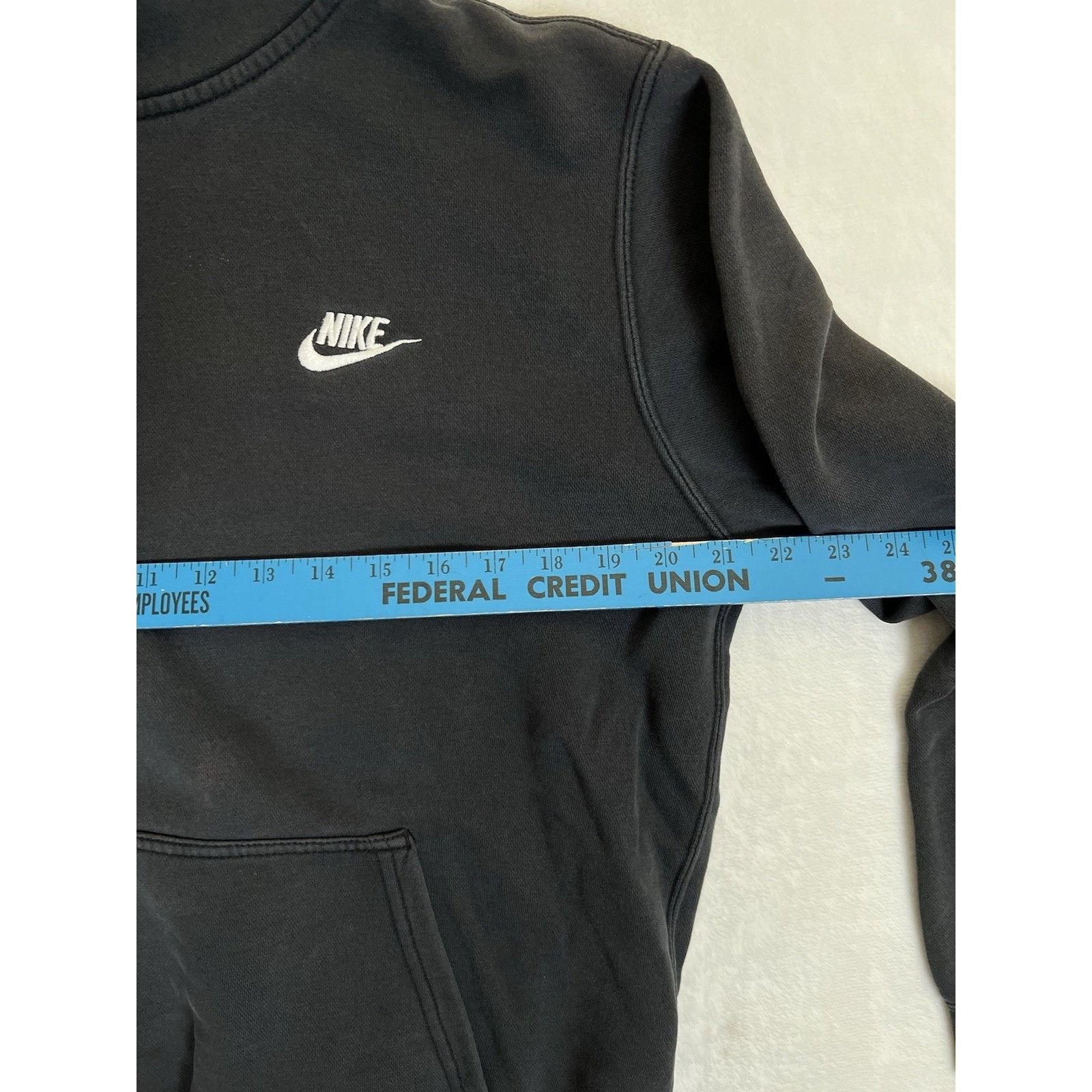 Nike Vintage Nike Black Pullover Hoodie Sweatshirt Size Medium Su Size US M / EU 48-50 / 2 - 6 Thumbnail