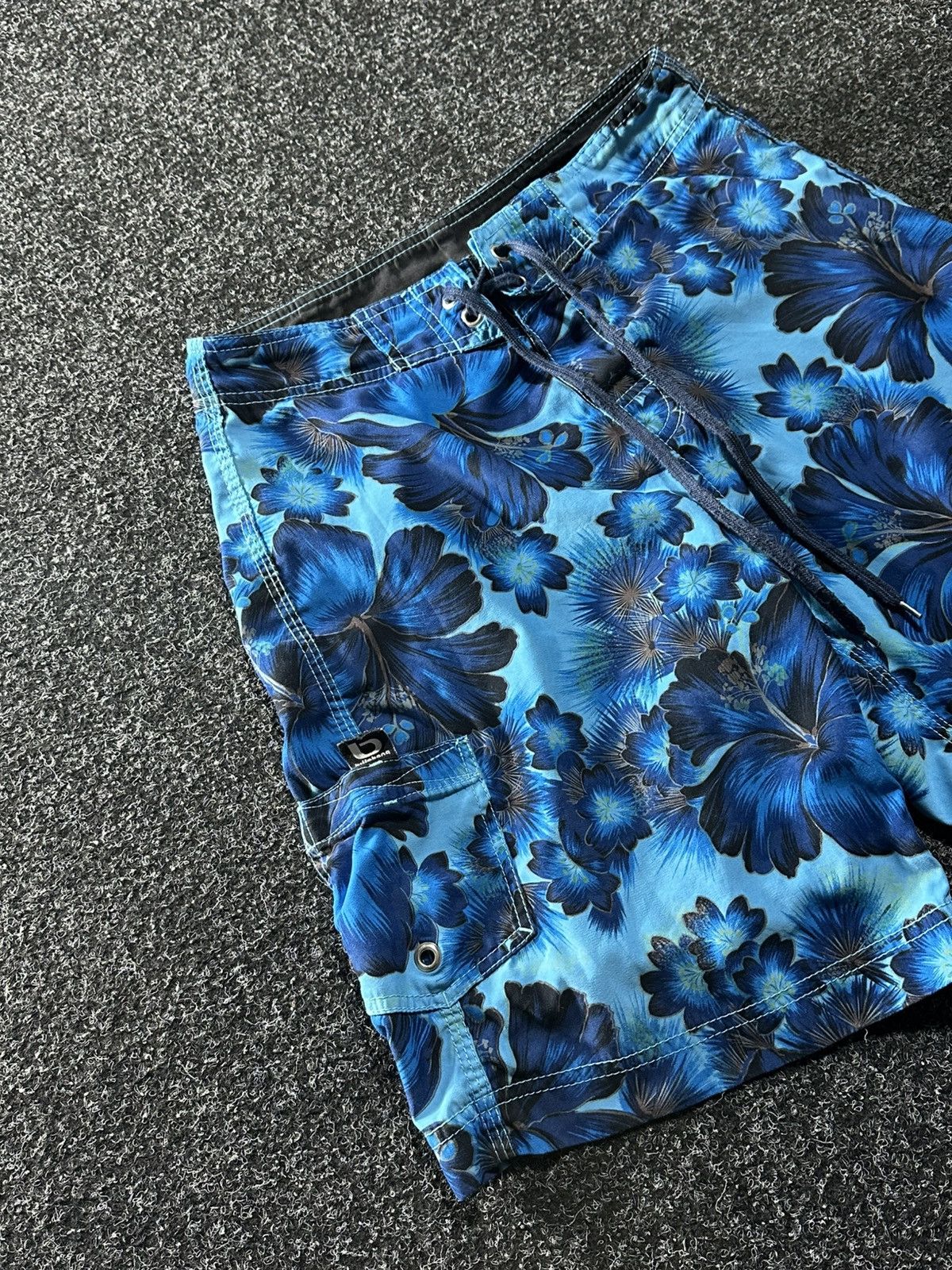 Billabong × Vintage 🚨Vintage BILLABONG OVER PRINT FLOWER Japanese Surf Shorts Size US 28 / EU 44 - 2 Thumbnail