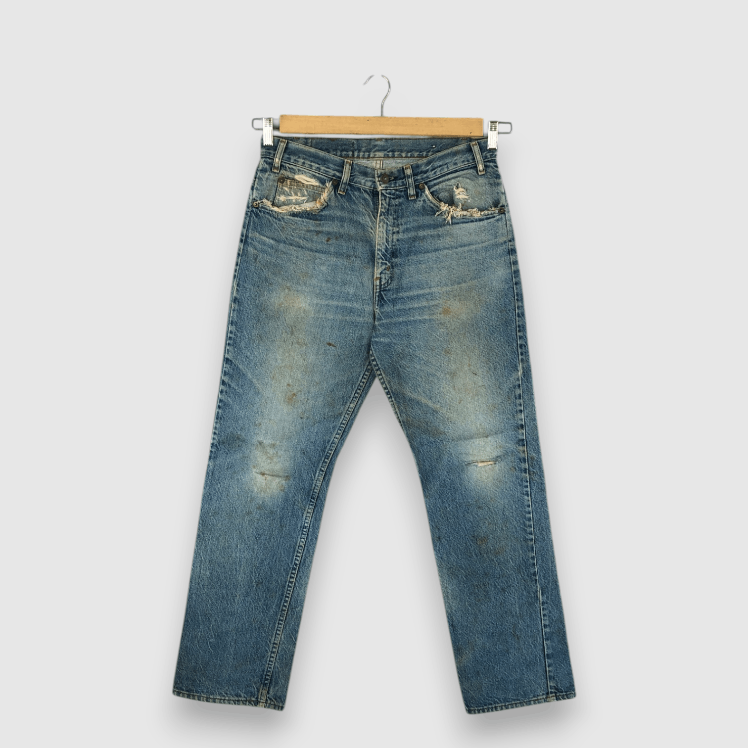 Levi's Vintage 80s Levis 505 Jeans Levi's Faded Stonewash Denim Size US 32 / EU 48 - 1 Thumbnail