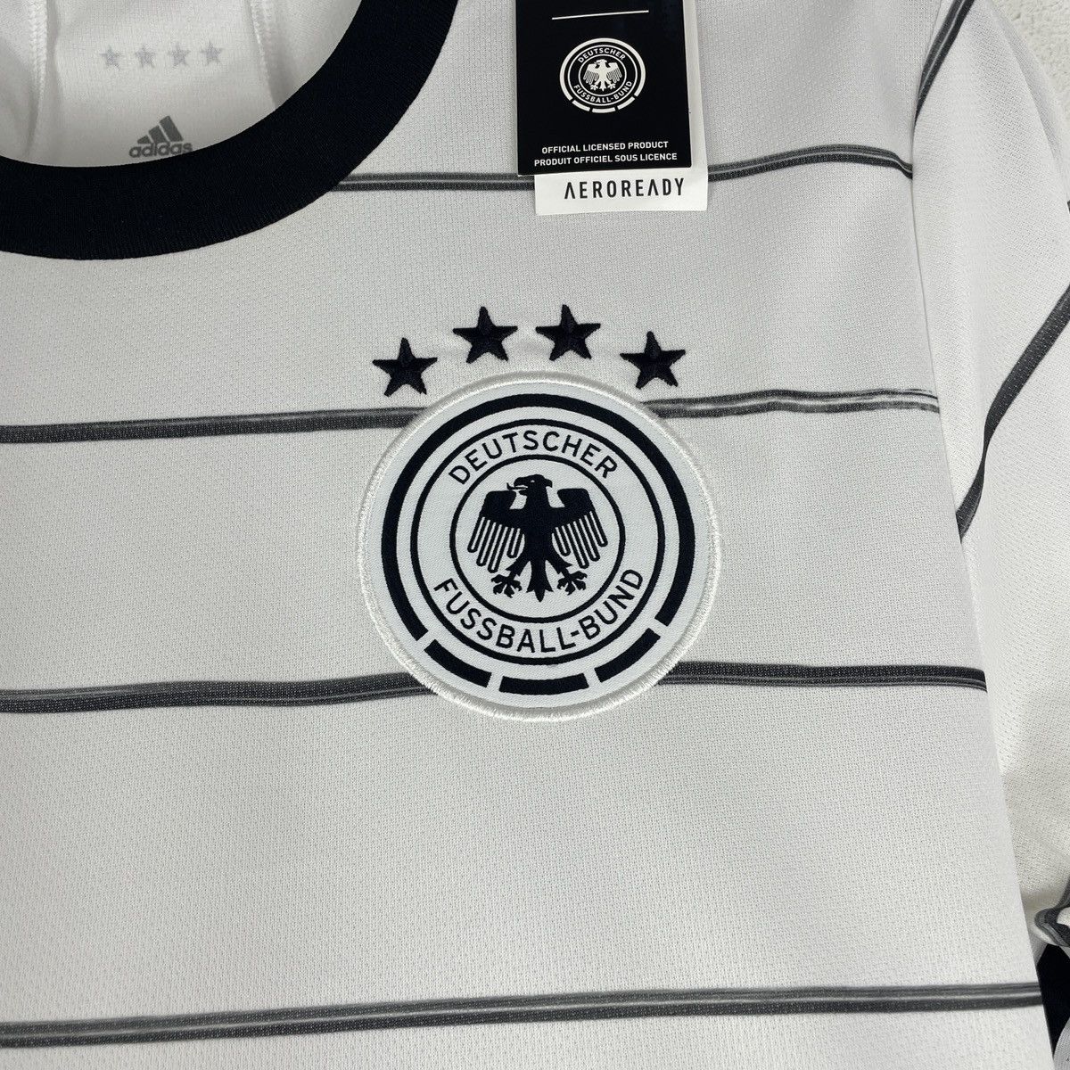 Adidas Germany Adidas Genuine Home Jersey Shirt 2019/2021 size M Size US M / EU 48-50 / 2 - 3 Thumbnail
