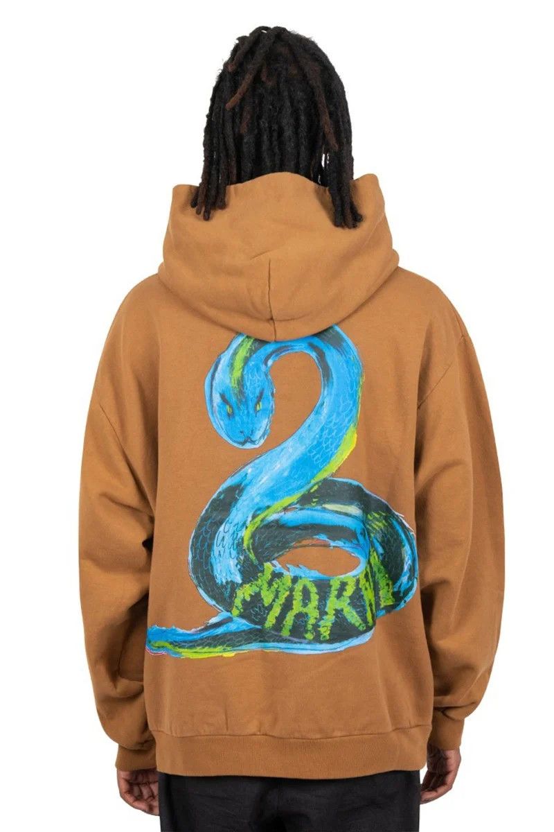 Marni o1y0225 Hoodie in Brown Size US S / EU 44-46 / 1 - 5 Thumbnail
