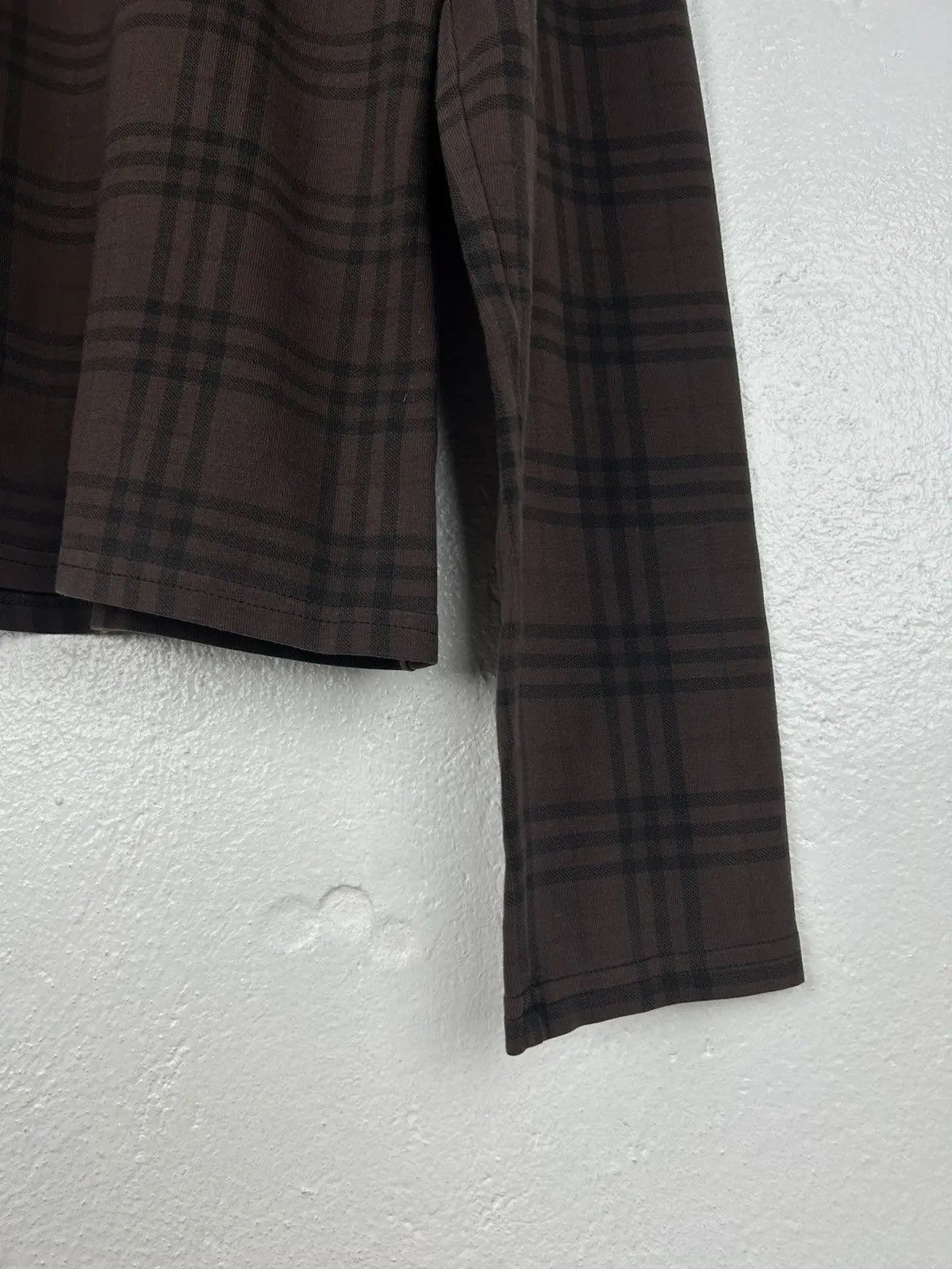 Burberry Vintage Burberry London Allover Nova Check Long Sleeve Size L / US 10 / IT 46 - 3 Thumbnail