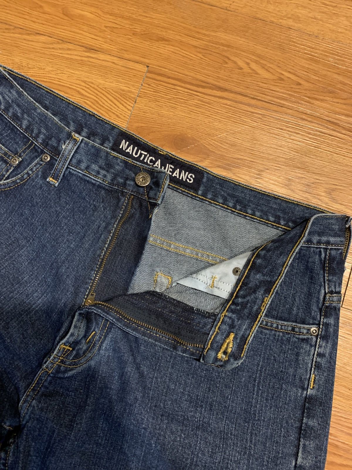 Nautica × Vintage baggy y2k skater “nautica” jeans Size US 35 - 4 Thumbnail