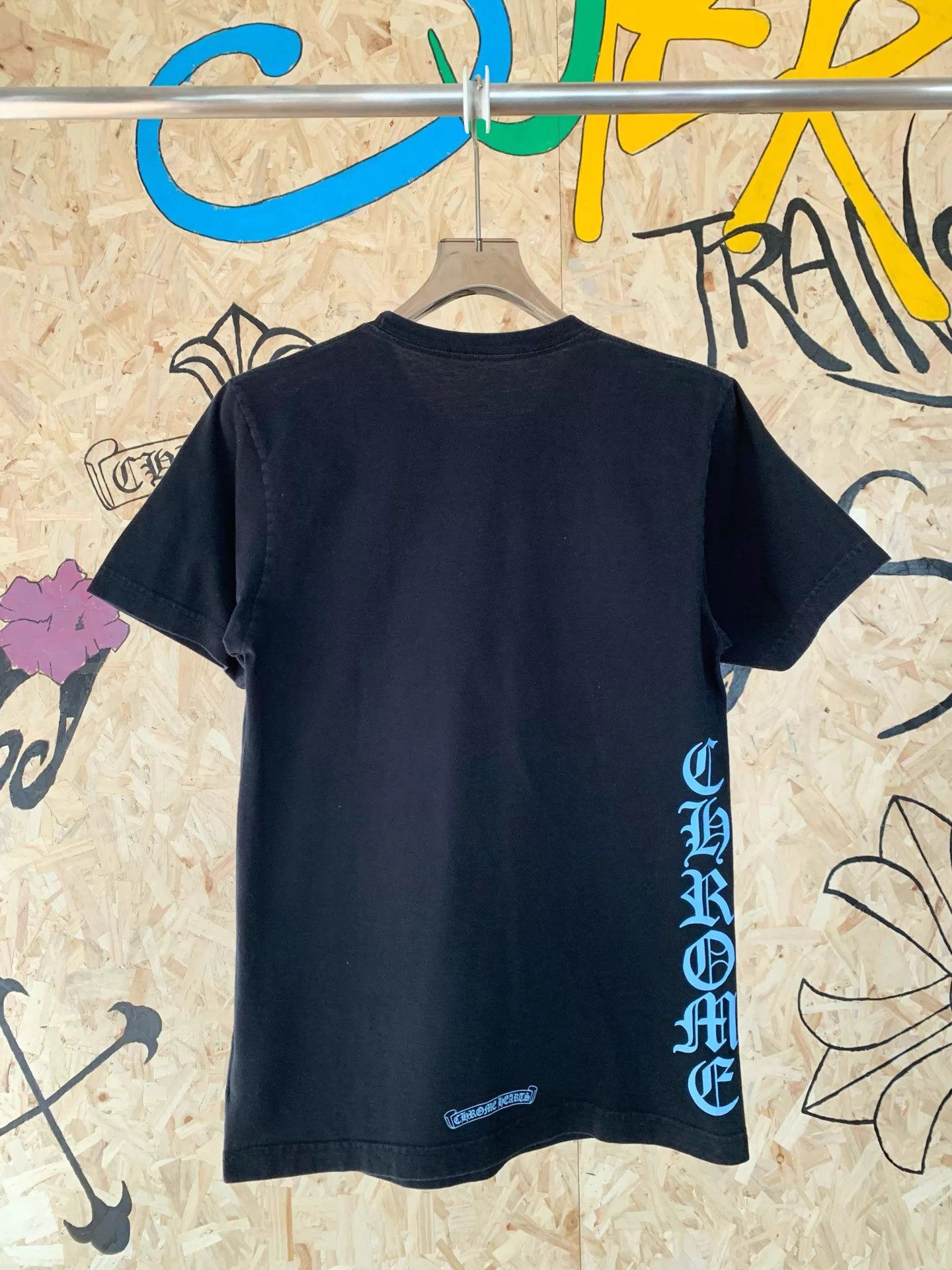 Chrome Hearts Chrome Hearts Black Side Blue Sanskrit M Tee Size US M / EU 48-50 / 2 - 6 Thumbnail