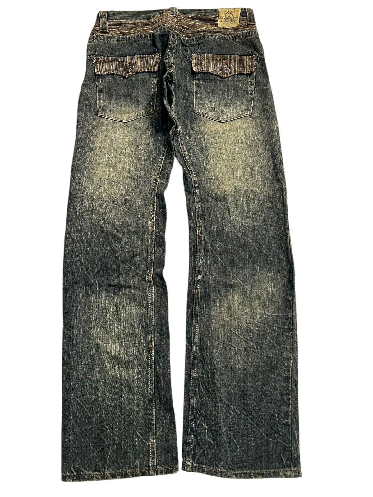 Japanese Brand × Kapital × Vintage Rusty Dominate Handcrdfted Jeans Japan Punk Grunge Style Size US 32 / EU 48 - 4 Thumbnail
