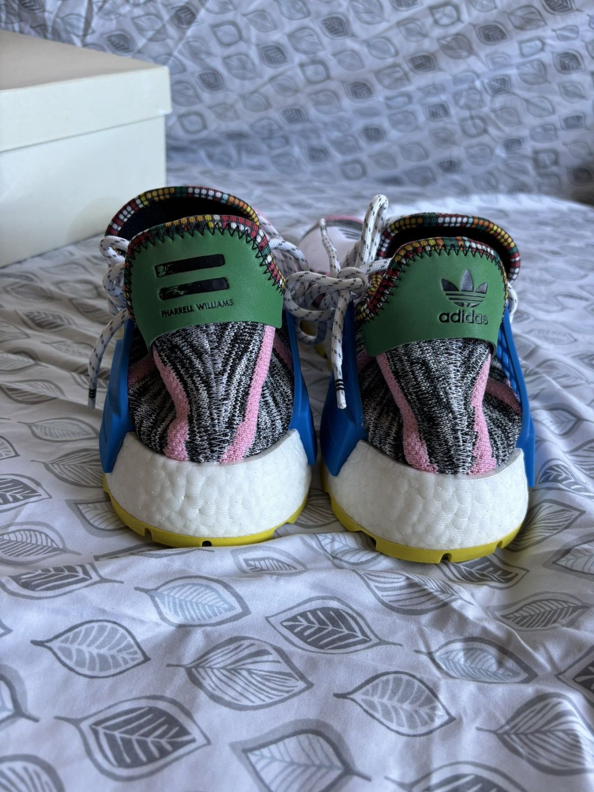 adidas gazelle silver green womens Adidas NMD Hu Pharrell Solar Pack Mother main image 0