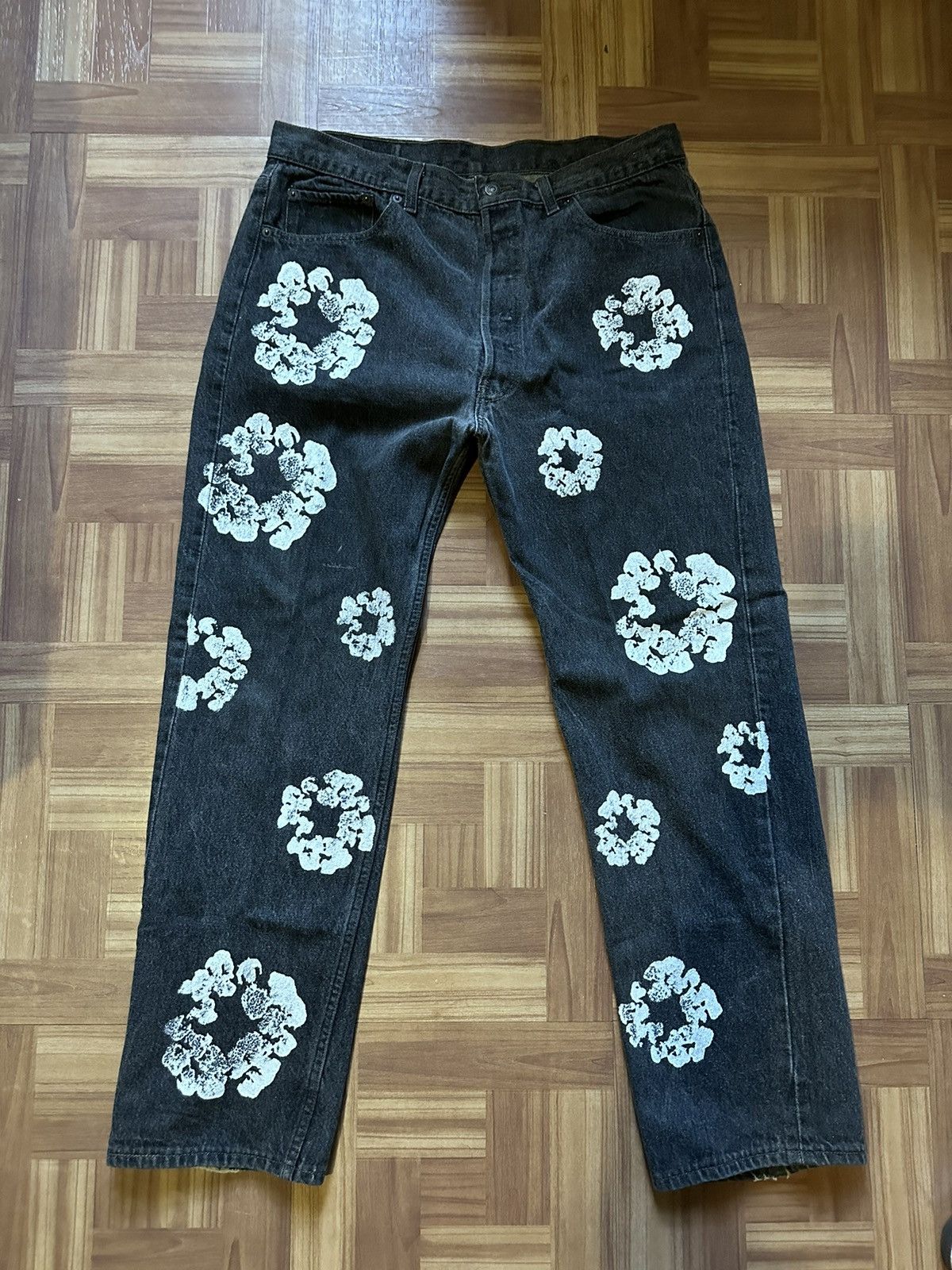 DENIM TEARS OG Denim Tears Black Denim | Grailed