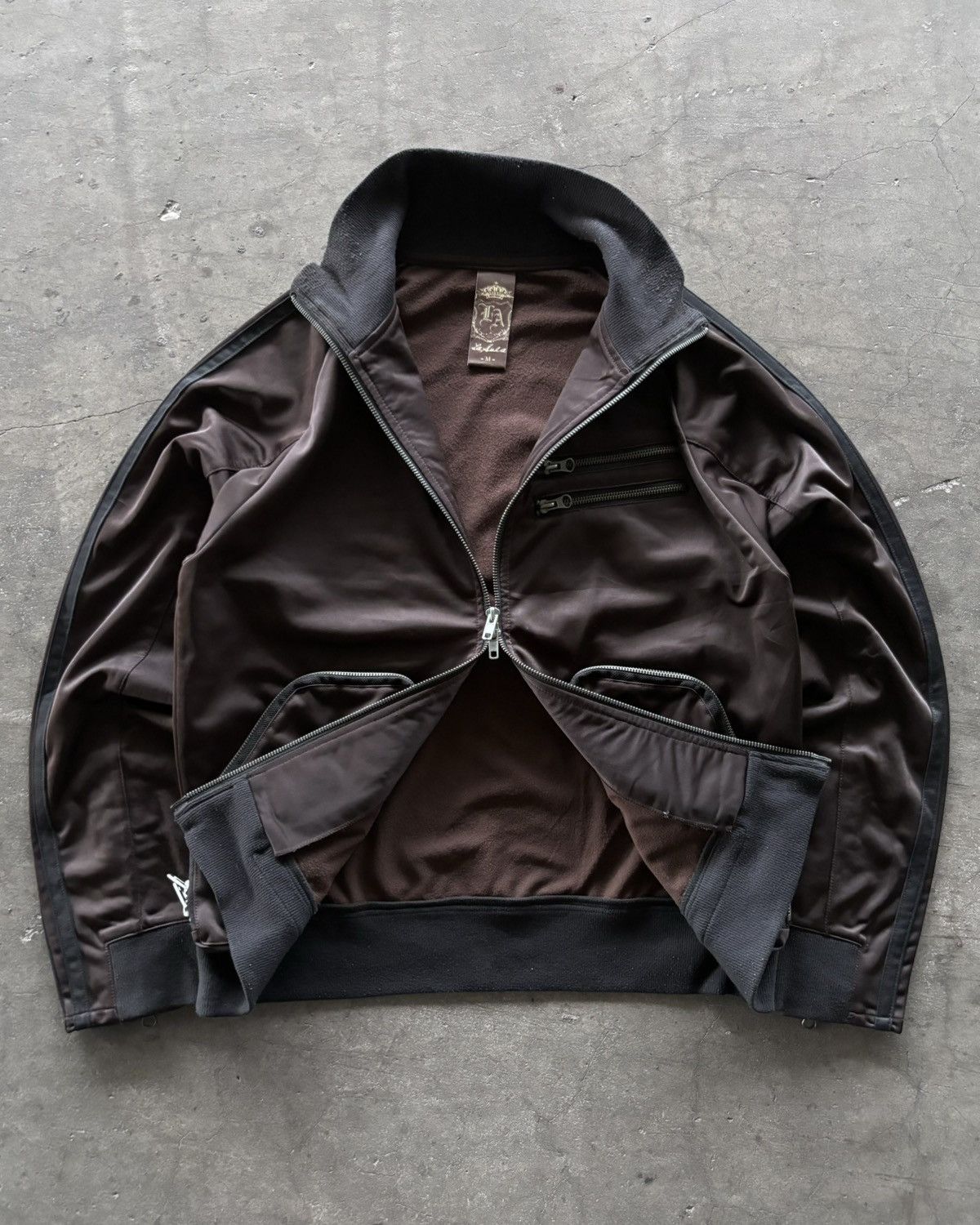 If Six Was Nine × Japanese Brand × Le Grande Bleu (L.G.B.) La 3d Pocket Double Zip Up Tracktop Jacket Size US M / EU 48-50 / 2 - 5 Thumbnail