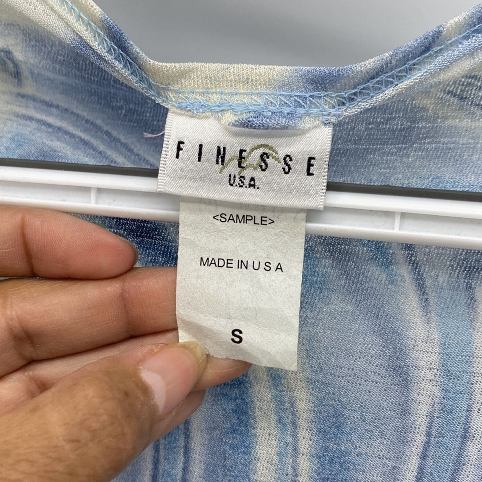 Other Finesse marble printed True Y2K top size S handkerchief hem Size S / US 4 / IT 40 - 4 Thumbnail