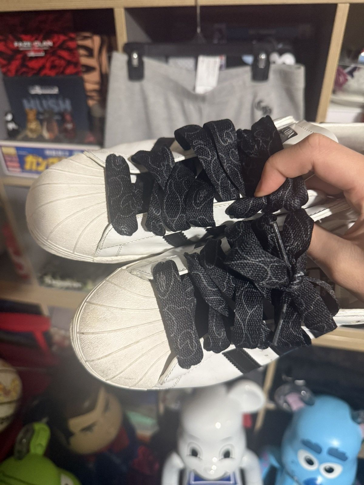 Adidas × Prada Adidas X Prada Black/White Superstar Sneakers Size US 10 / EU 43 - 2 Thumbnail