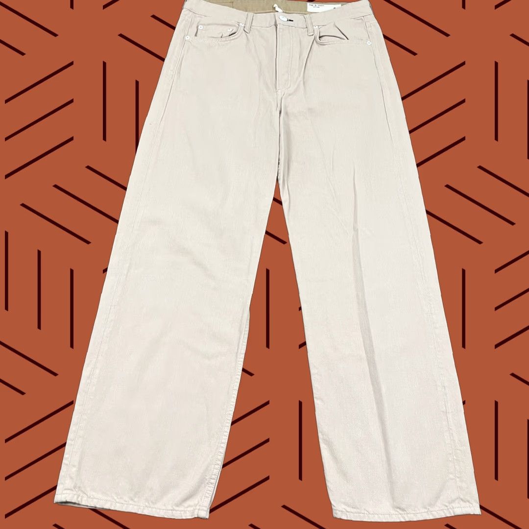 Rag & Bone Rag & bone Logan Mid Rise Wide Leg Jeans Size 31 Pink Blush Wide-Leg Womens Jeans 34 x 32 Rectangles? Size 24" / US 00 / IT 34 - 1 Thumbnail