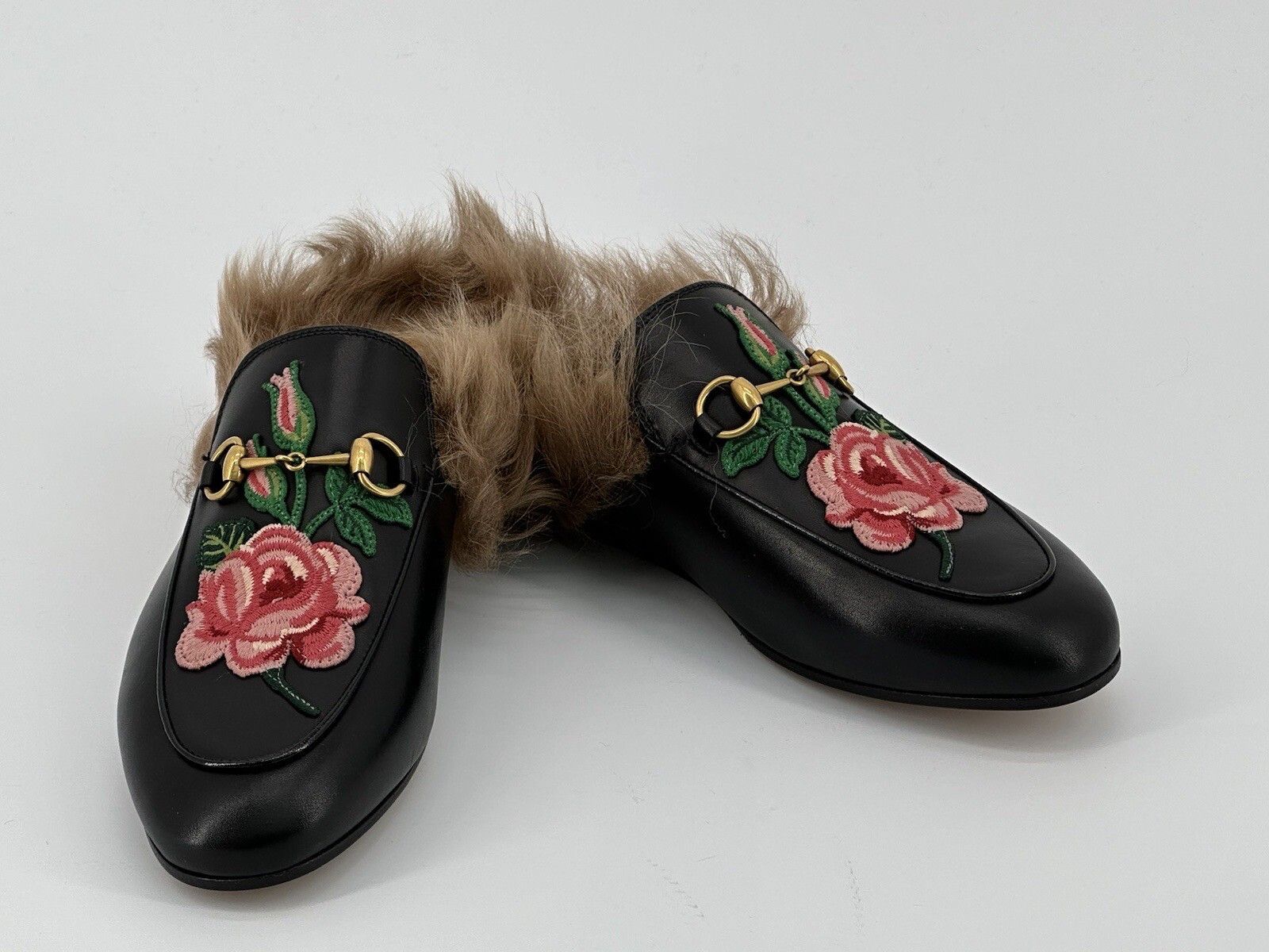 Gucci Size-IT-37/US-7 New Gucci Mules Princetown Woman's Size US 7 / IT 37 - 4 Thumbnail