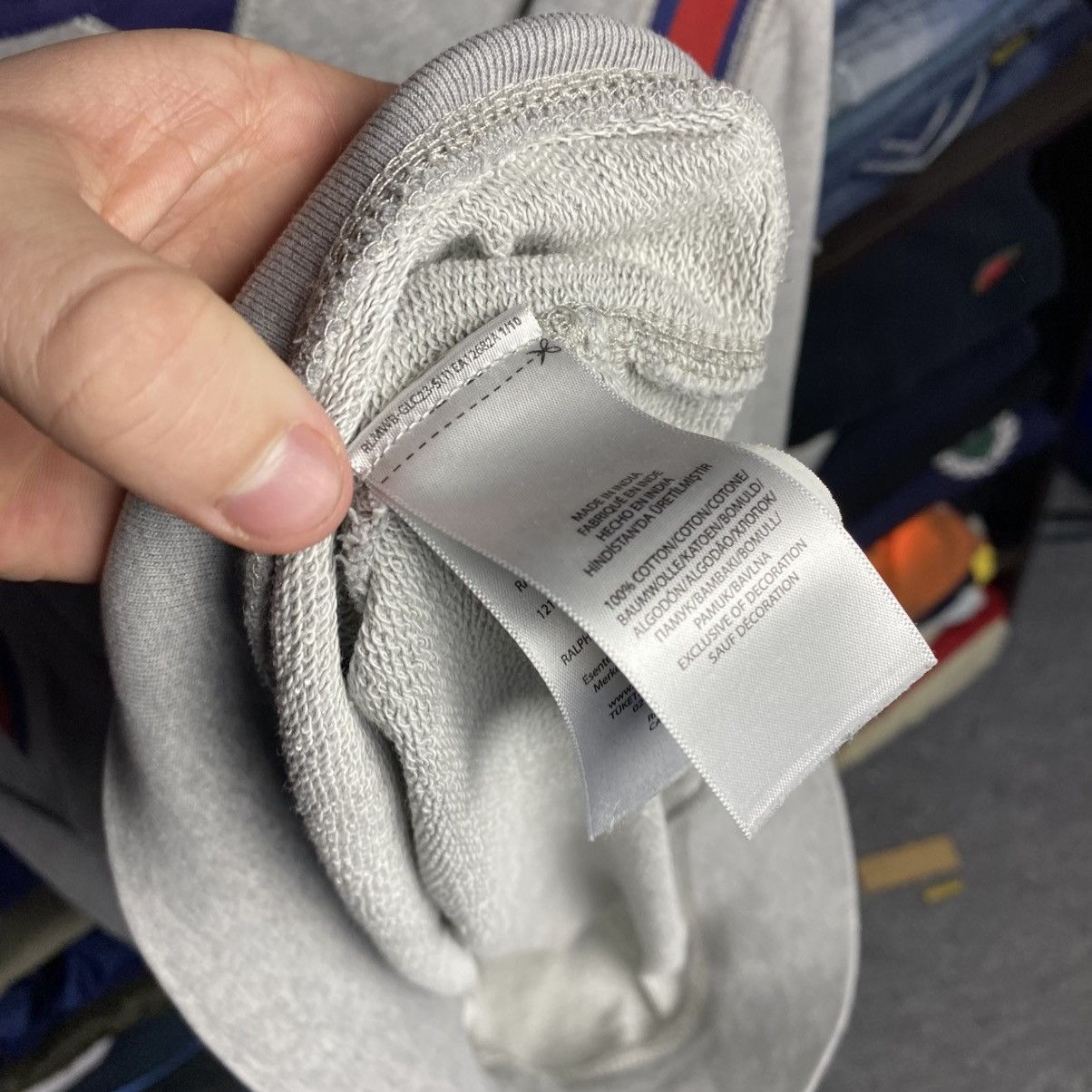 Polo Ralph Lauren Vintage Polo Ralph Lauren Big Fleece logo y2k sweatshirt Size US S / EU 44-46 / 1 - 7 Thumbnail