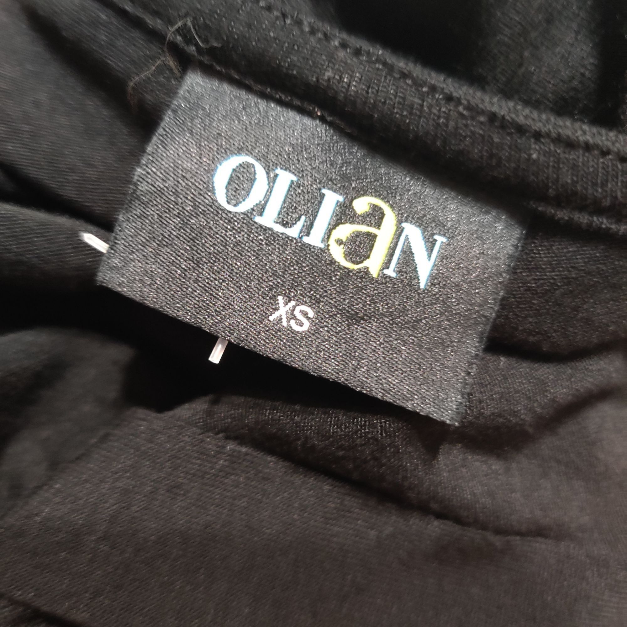 Other Olian XS Black V-Neck Maternity Dress Empire Tie Waist Knit Size XS / US 0-2 / IT 36-38 - 5 Thumbnail