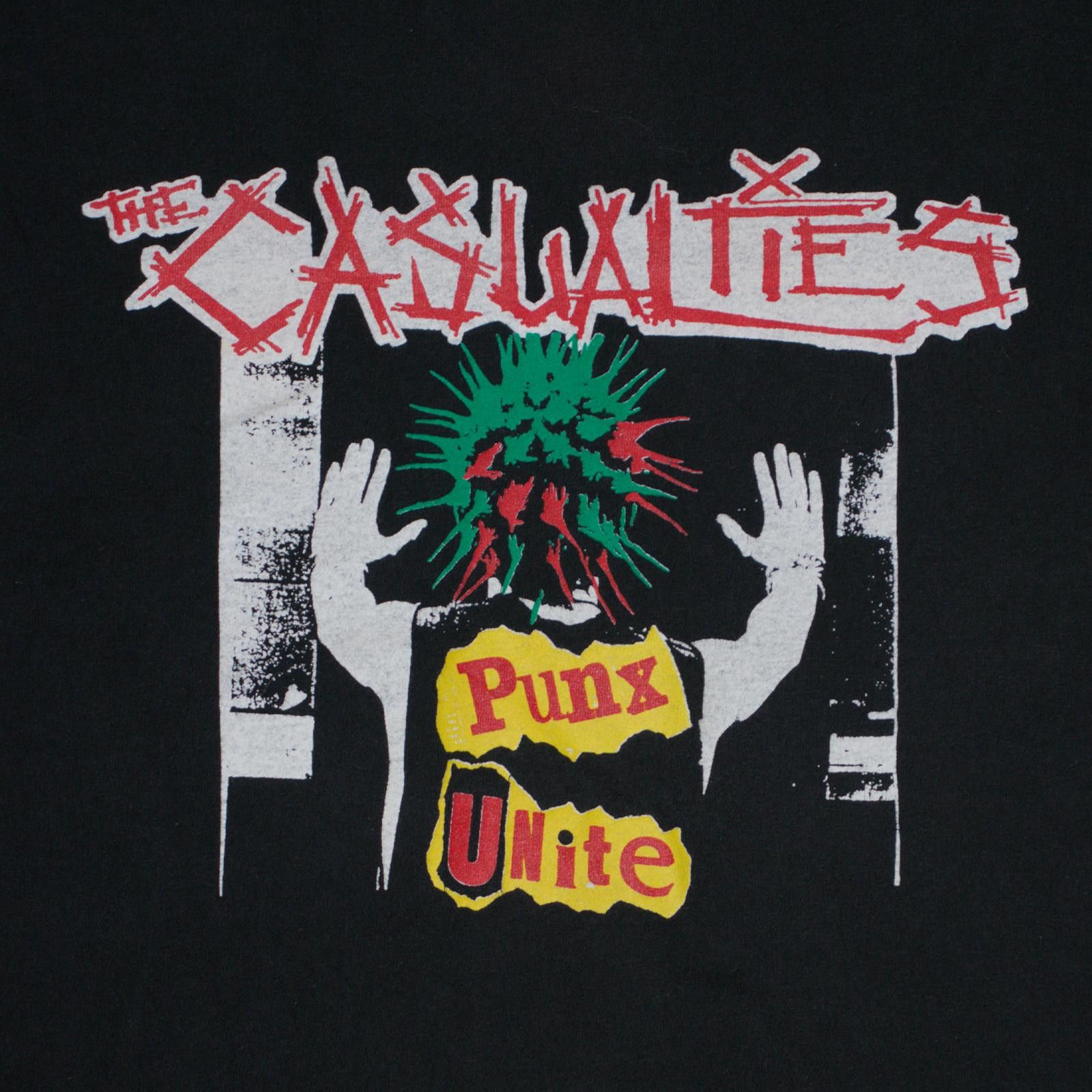 Vintage The Casualties Punx Unite Tee Size US M / EU 48-50 / 2 - 2 Thumbnail