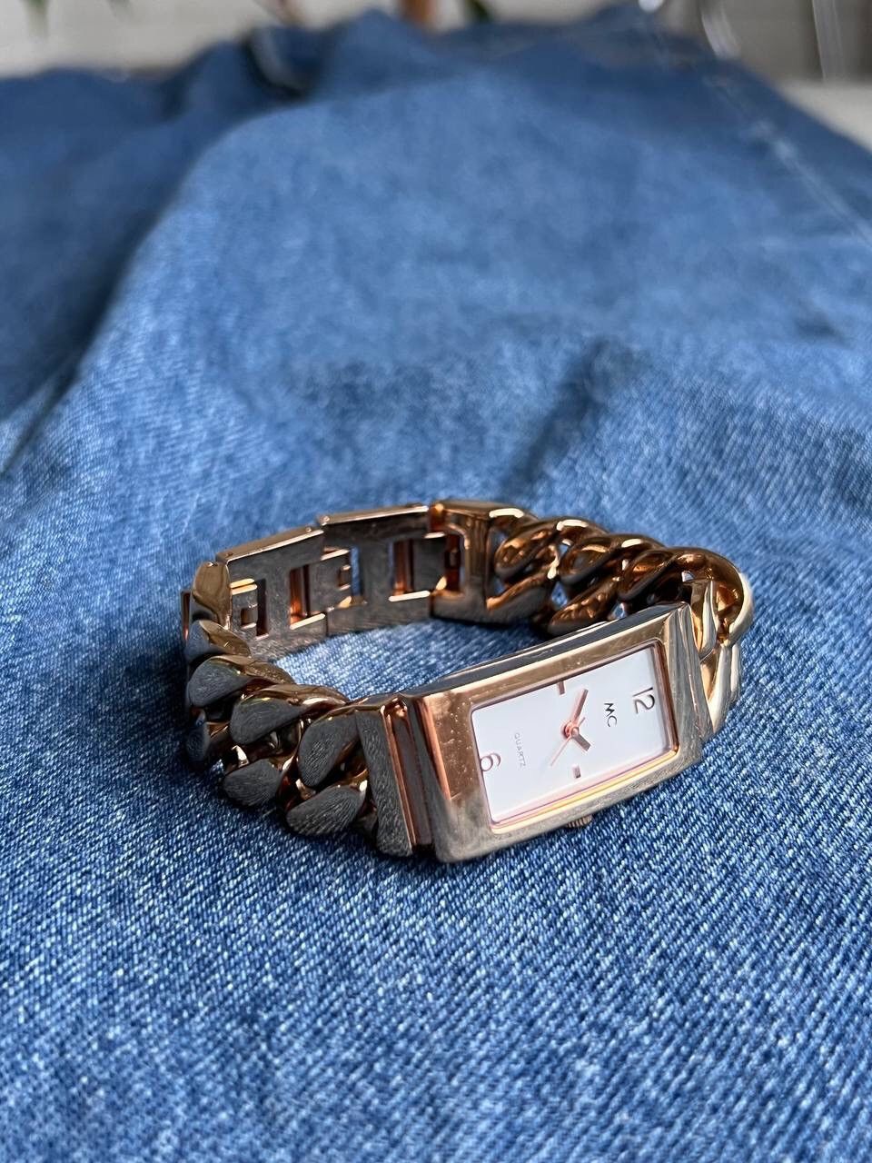 Japanese Brand × Vintage Vintage Japanese style Chain Metal futuristic Watch Bracelet Size ONE SIZE - 2 Thumbnail