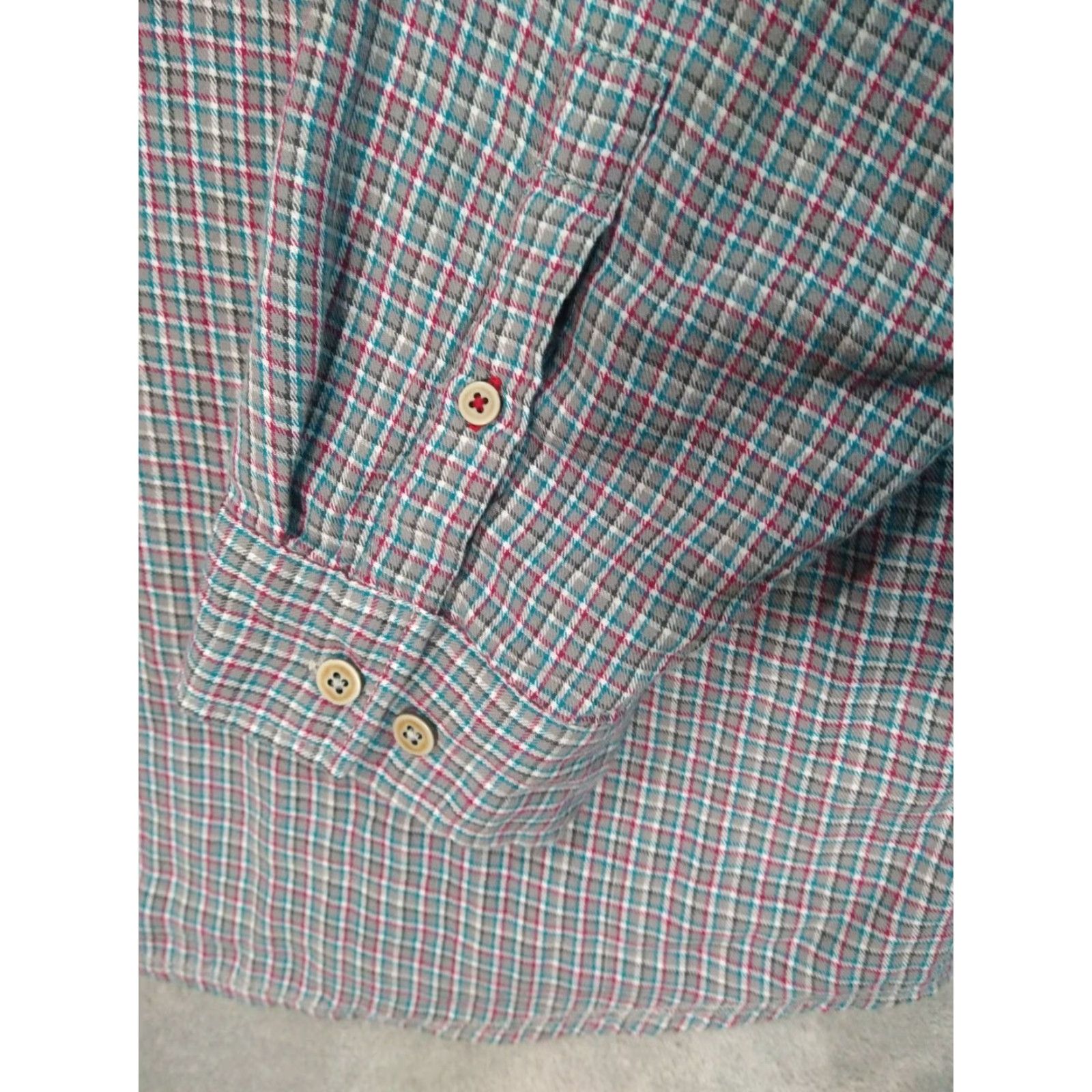 Carbon2Cobalt Shirt Carbon 2 Cobalt Mens 2XL Gray Plaid Flannel Long Sleeve Pocket Lined Size US XXL / EU 58 / 5 - 3 Thumbnail