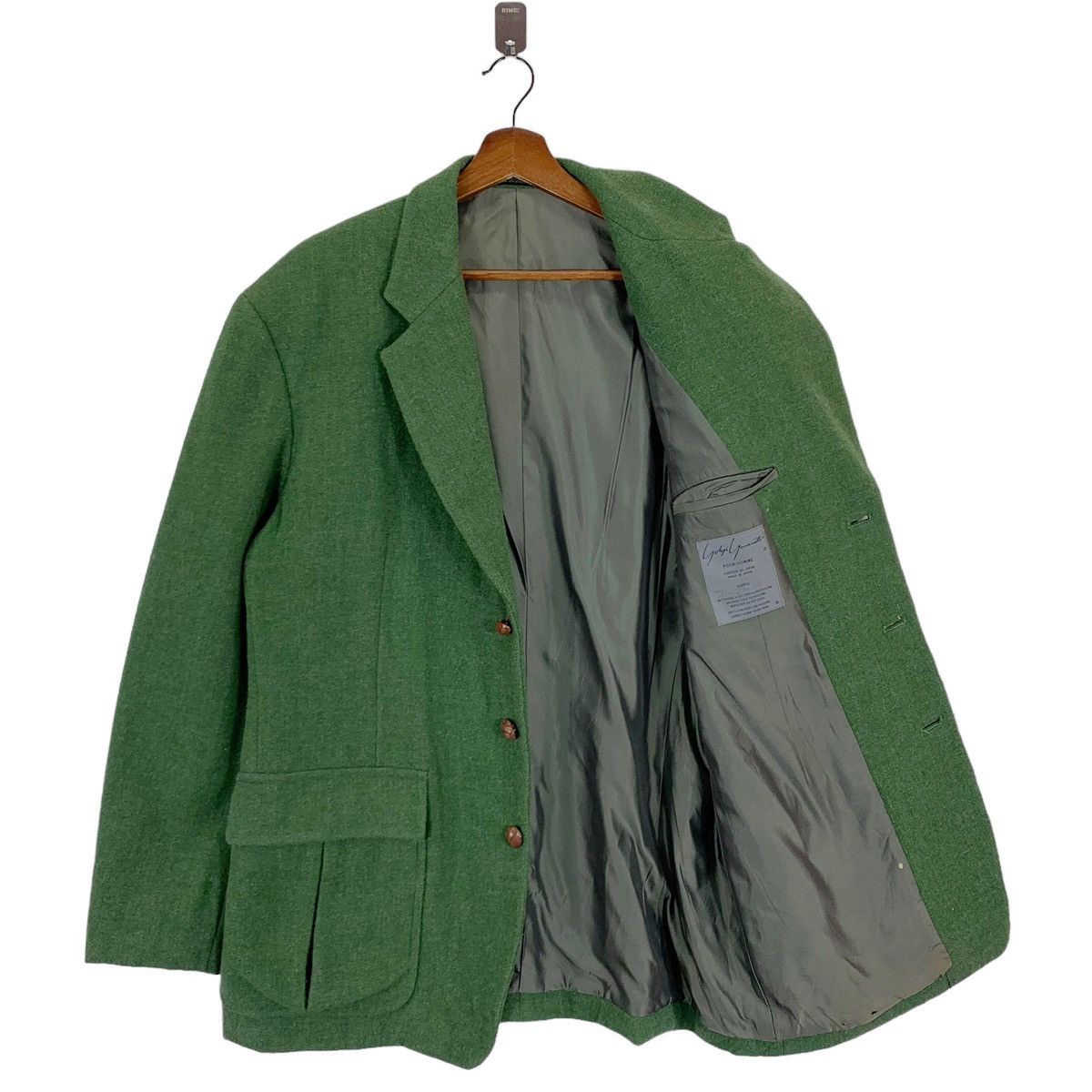 Yohji Yamamoto 80s YOHJI YAMAMOTO POUR HOMME SAMPLE LABEL COAT Size US S / EU 44-46 / 1 - 1 Thumbnail