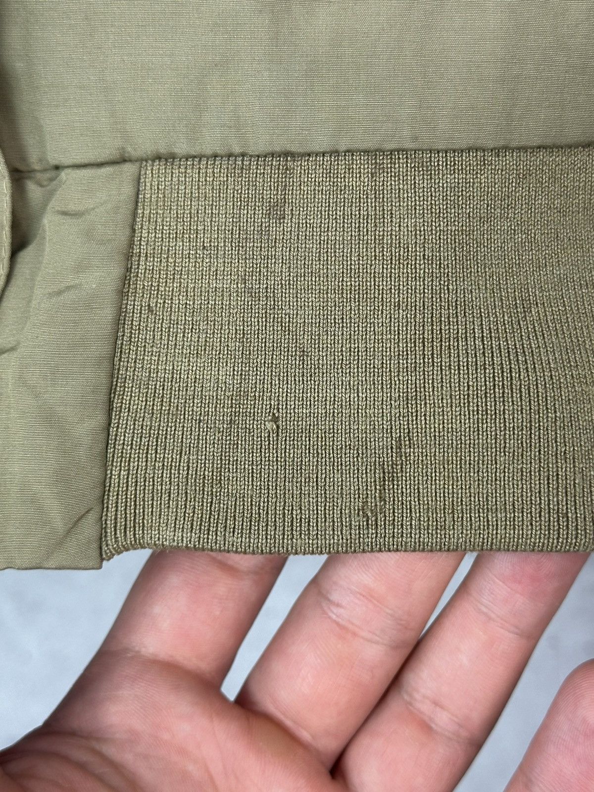 Barbour Barbour 1939 Steel Flyer Beige Women’s Bomber Zip Jacket Size XL / US 12-14 / IT 48-50 - 9 Thumbnail