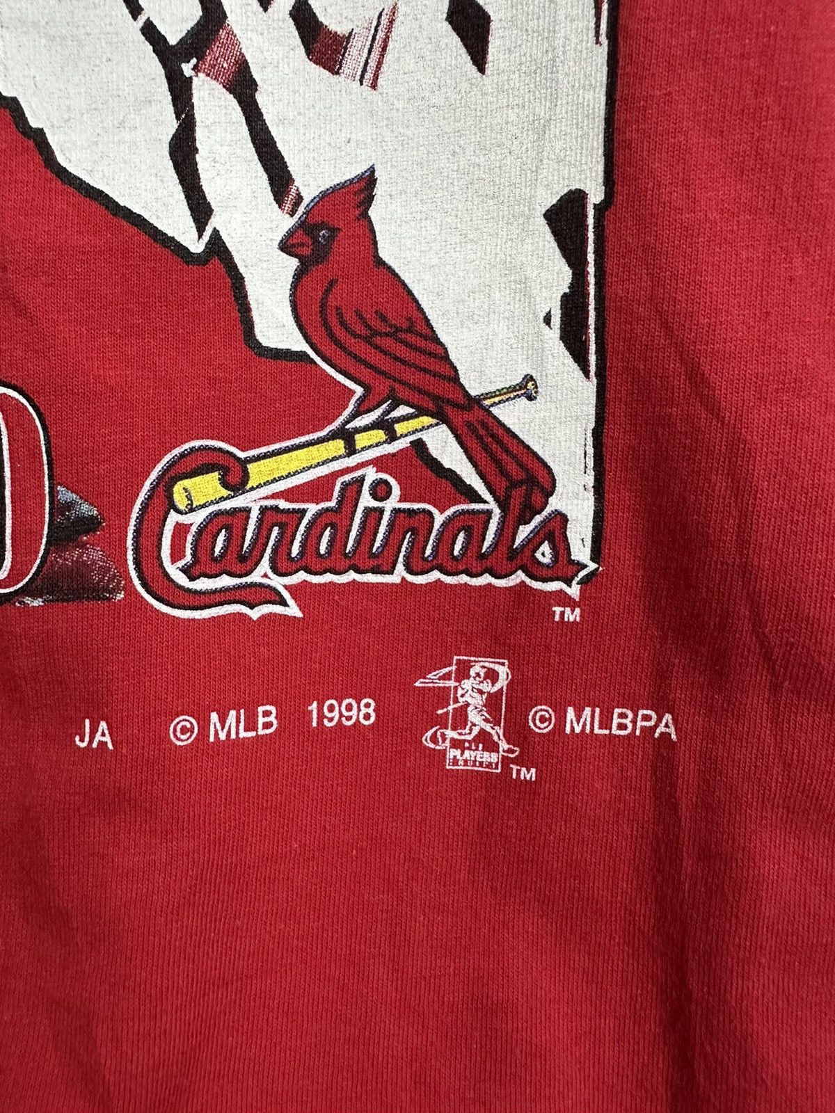 MLB Vintage MLB Mark Mc Gwire Smashing The Record A534 Size US M / EU 48-50 / 2 - 3 Thumbnail