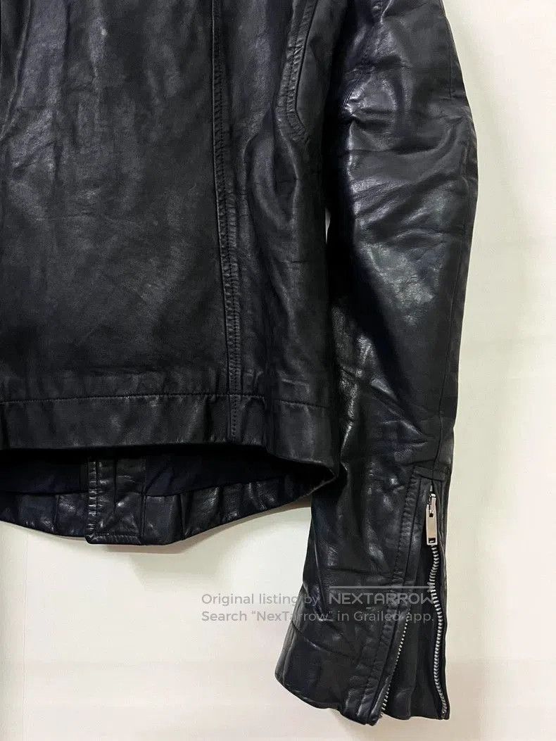 Rick Owens Rick Owens Motorcycle rider leather coat jacket. Size US S / EU 44-46 / 1 - 8 Thumbnail