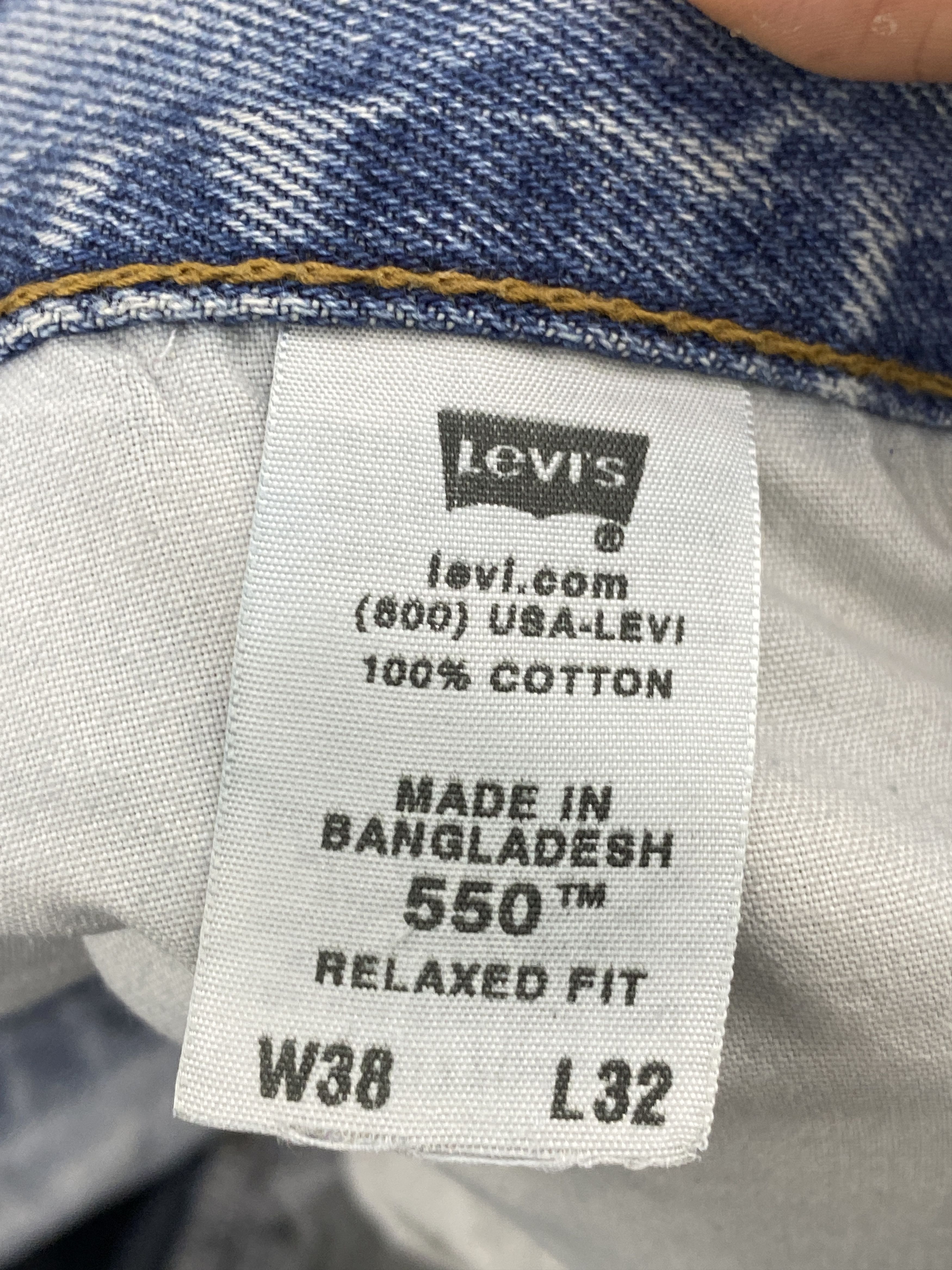 Levi's × Vintage Light Wash Vintage Levi's 550 Jeans DP2652 Size US 36 / EU 52 - 7 Thumbnail