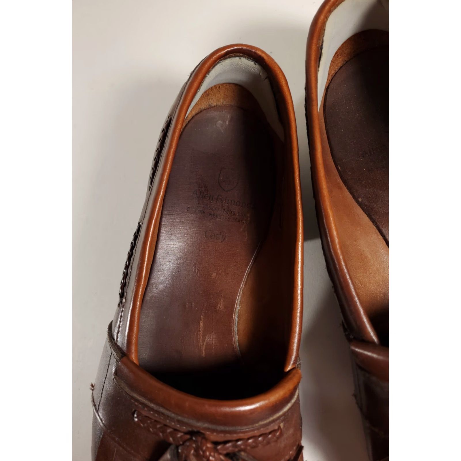 Allen Edmonds Allen Edmonds Cody Brown Leather Loafers Mens 9.5 Brown Leather Dress Shoes Mens 9.5 Cody Brown Leather Loafers Allen Edmonds Men Shoes Size US 10 / EU 43 - 7 Thumbnail