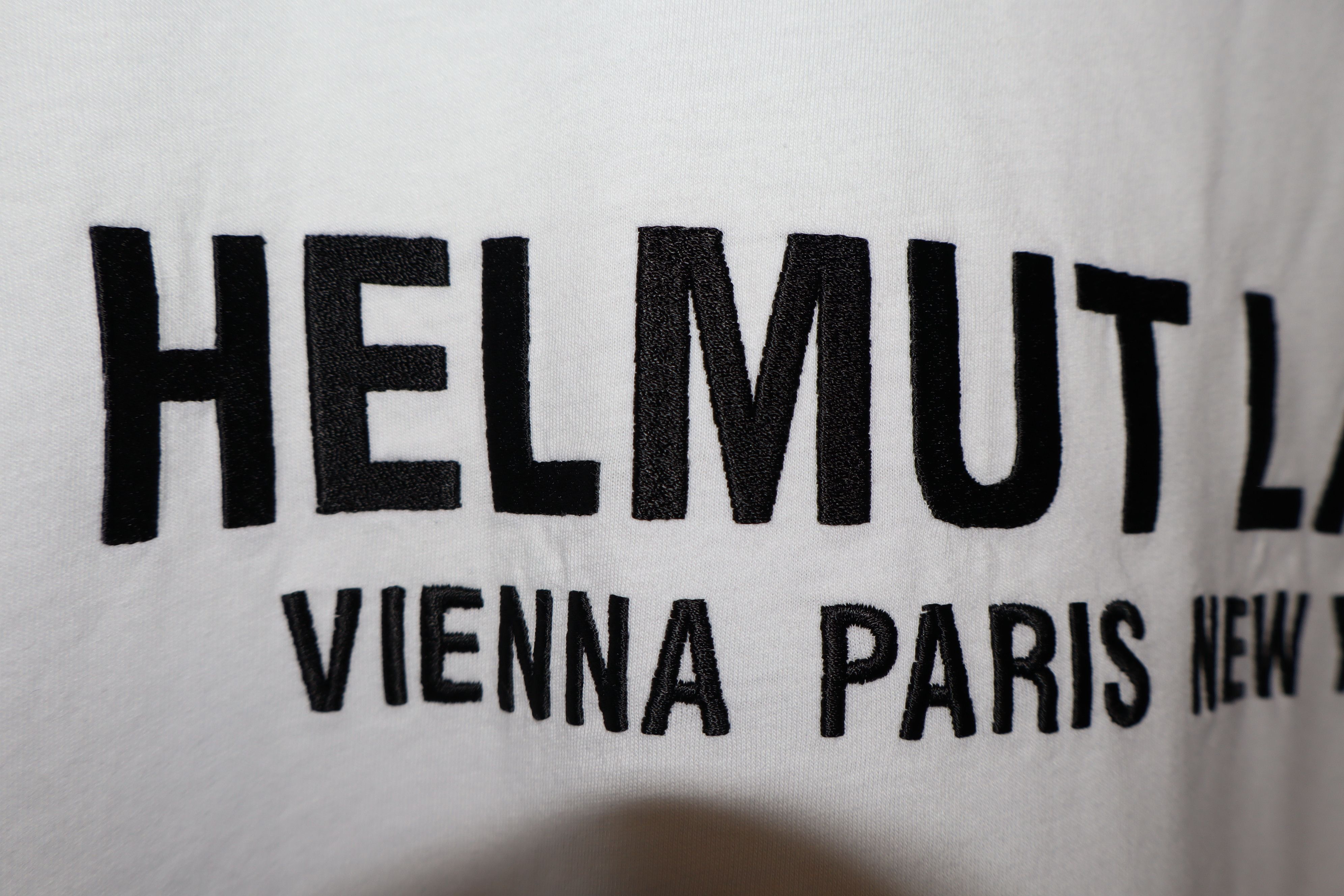 Helmut Lang Stripped logo t-shirt Size US L / EU 52-54 / 3 - 8 Thumbnail