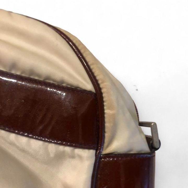 Prada Prada - Nylon White Tessuto Handbag Leather Sport Size ONE SIZE - 6 Thumbnail