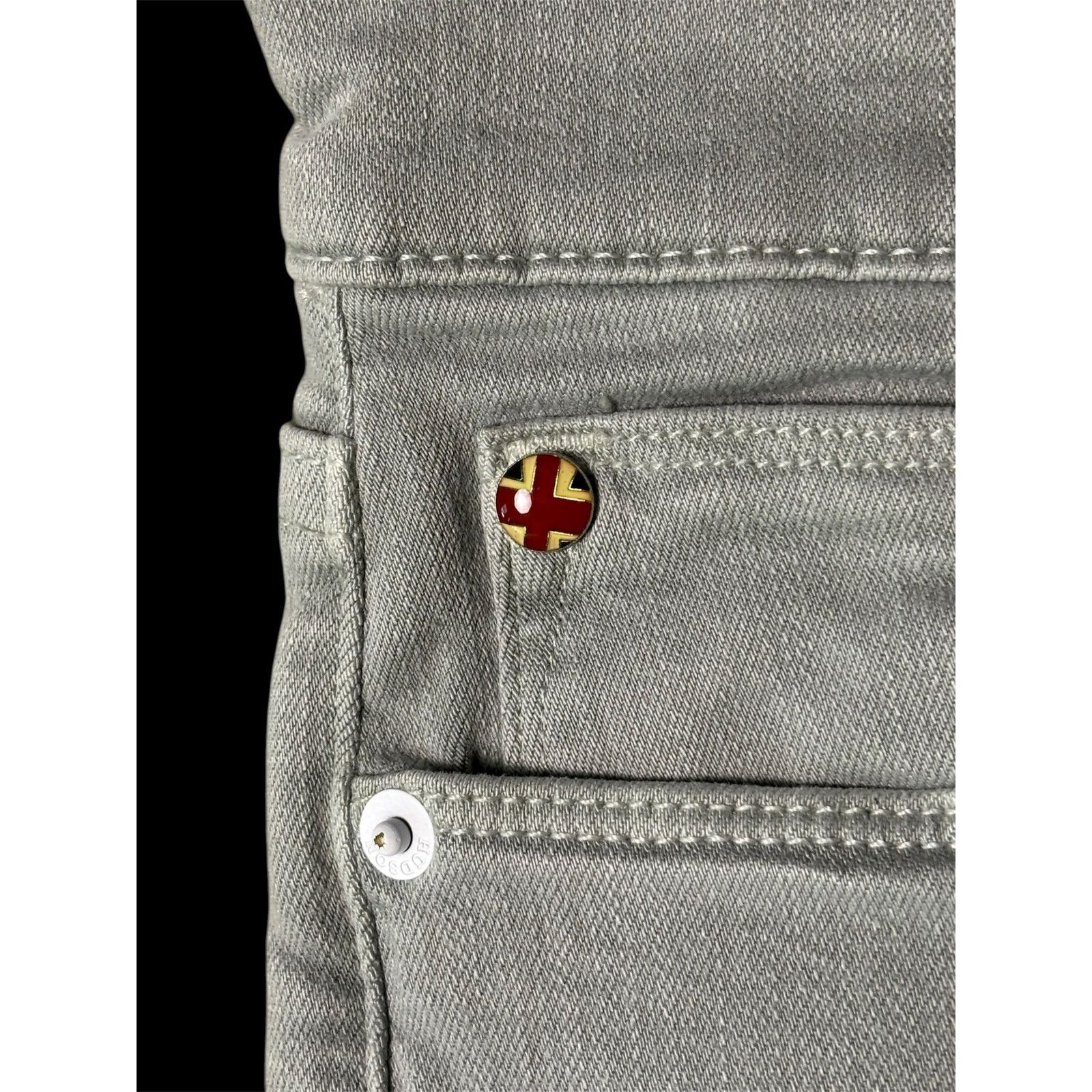 Hudson Hudson Gray Midrise Ankle Suzzi Super Skinny Denim Jeans Size US 30 / EU 46 - 7 Thumbnail
