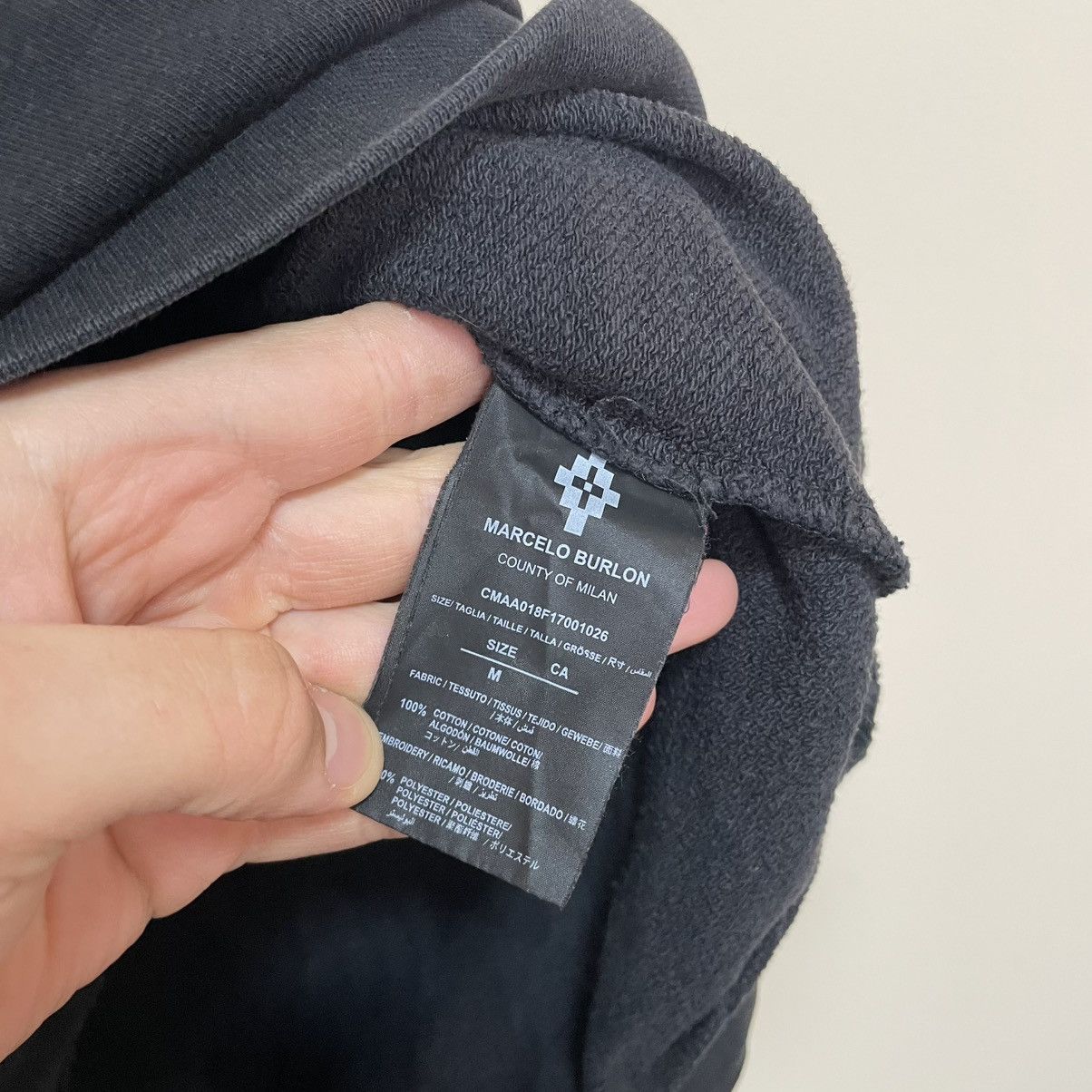 Japanese Brand × Marcelo Burlon Marcelo Burlon Faded Hoodie Sweatshirt Size US M / EU 48-50 / 2 - 5 Thumbnail