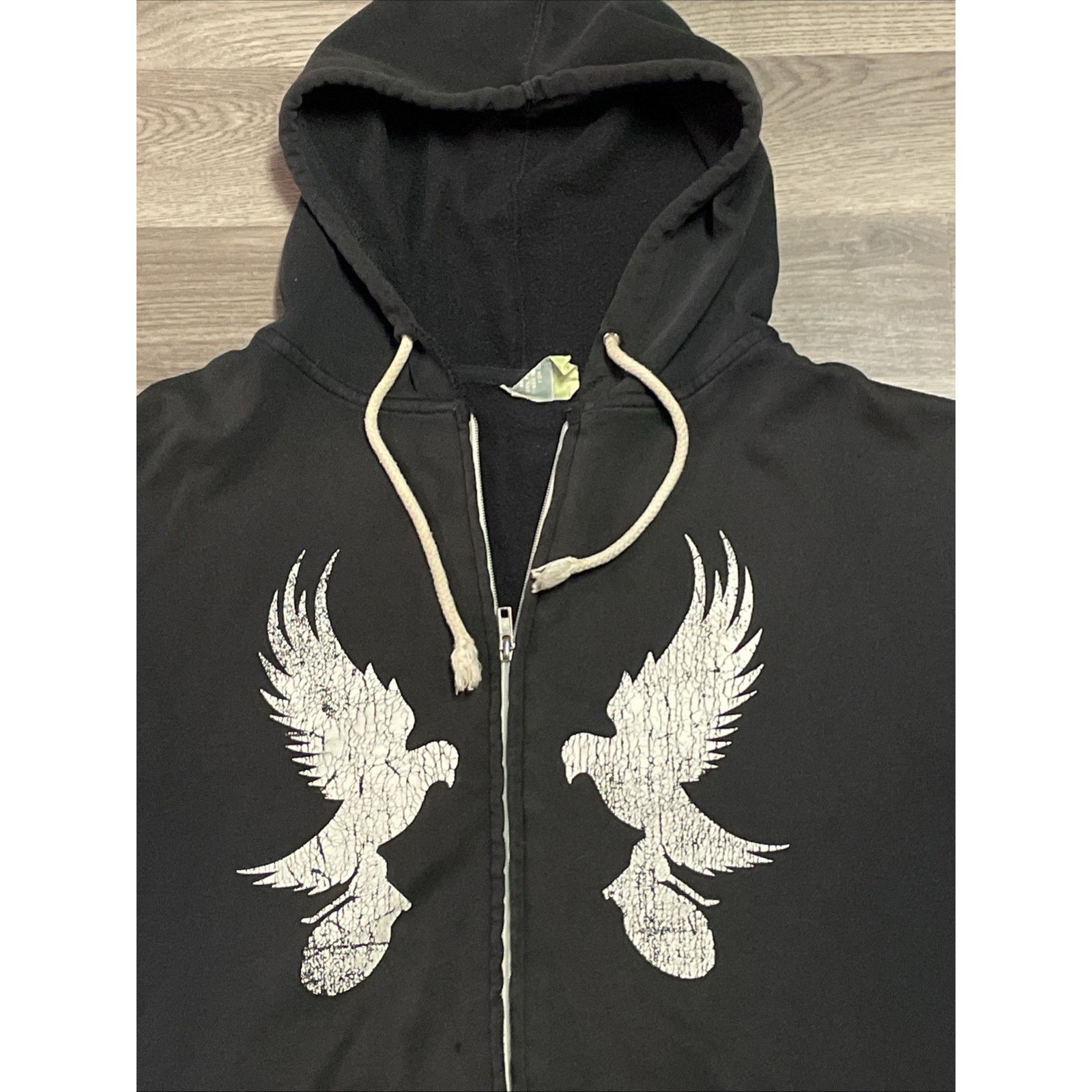 Other Vtg Hollywood Undead Mirror Dove Zip Up Hoodie 2XL Black Size US XXL / EU 58 / 5 - 2 Thumbnail