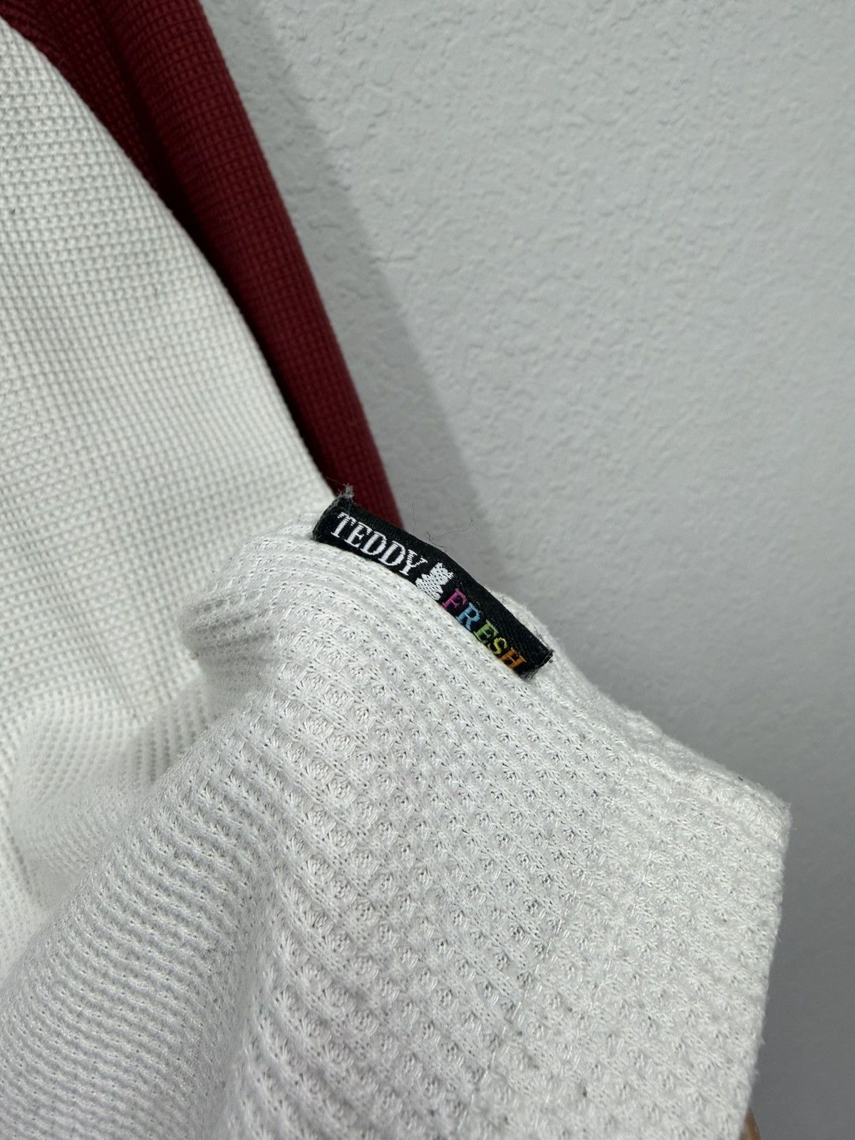 Teddy Fresh Archive Raglan Longsleeve The World Is Fucked Embroidered LG Size US L / EU 52-54 / 3 - 14 Thumbnail