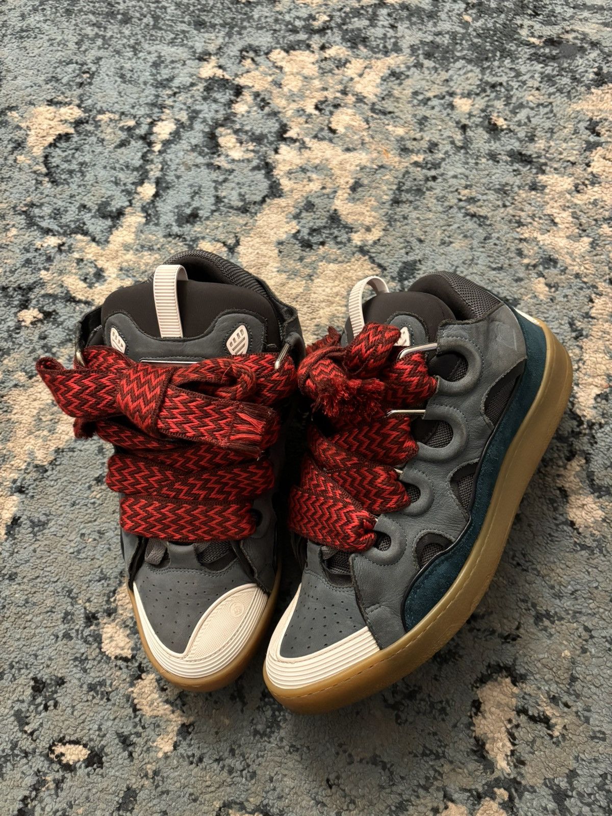 Lanvin Curb Sneakers Size 44 (11US) Worn Lightly No Box