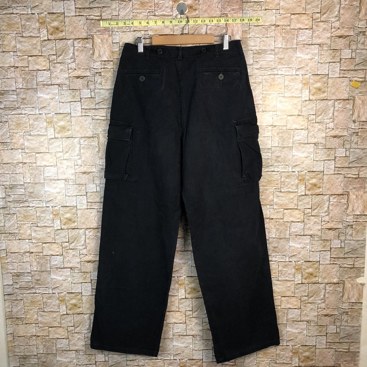 Japanese Brand Japanese Brand Black Cargo Multipocket Pants #A644 Size US 28 / EU 44 - 14 Thumbnail