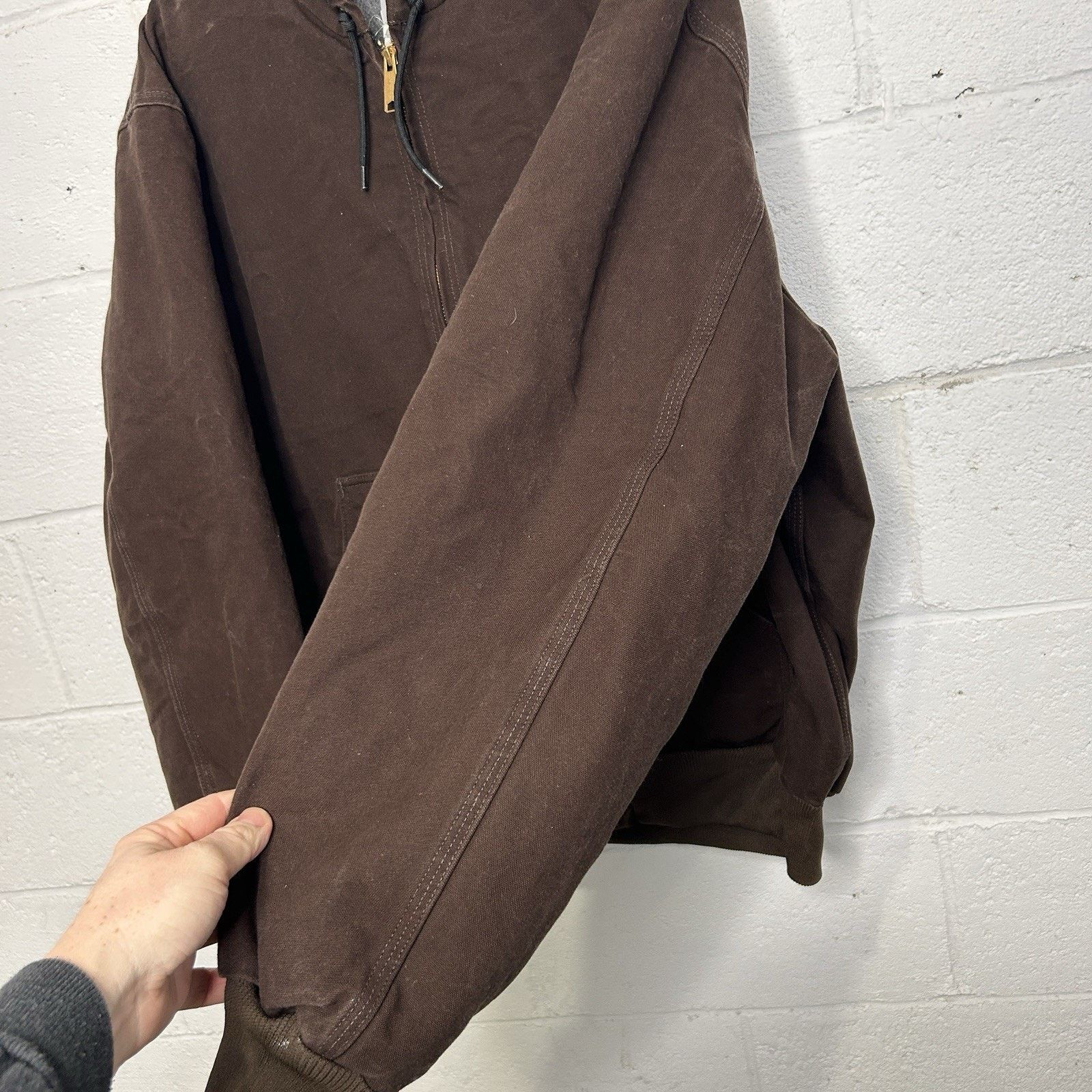 Carhartt Vintage Carhartt Fleece-Lined Hooded Jacket “Dark Brown” Size US XL / EU 56 / 4 - 8 Thumbnail