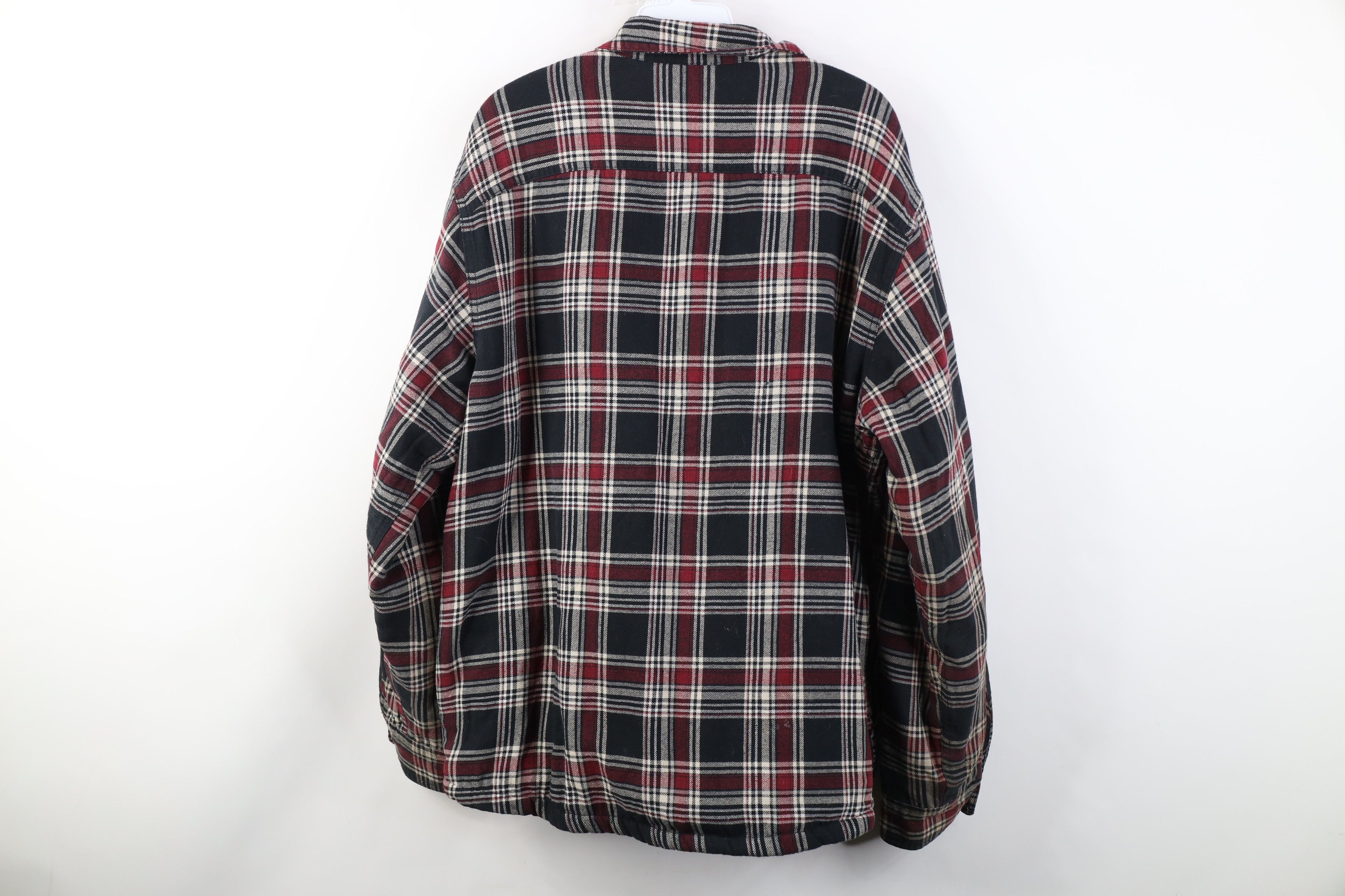 Wrangler Vintage Y2K Wrangler Pile Fleece Lined Flannel Shirt Jacket Size US L / EU 52-54 / 3 - 13 Thumbnail