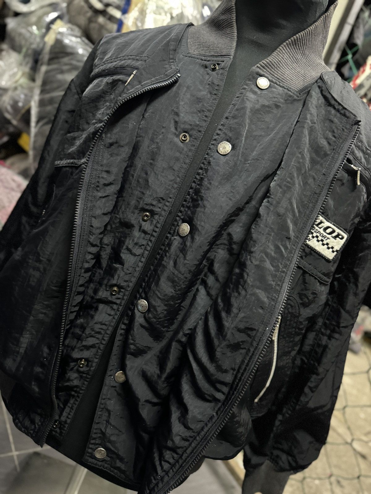 Dunlop × Japanese Brand × Vintage Dunlop Motorsport Jacket Size US L / EU 52-54 / 3 - 9 Thumbnail