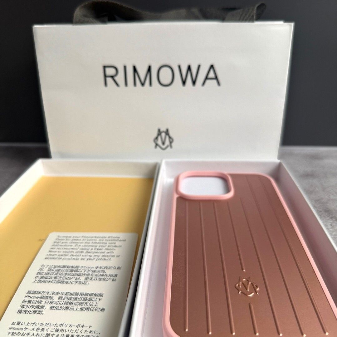 Rimowa Aluminum Metal Iphone 16 Pro Case Style In Pink, Men's — image 4 of 6