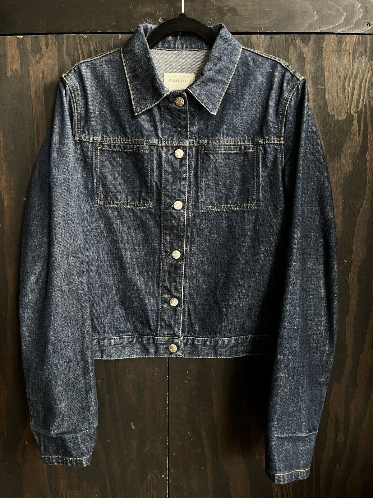 Helmut Lang 1990s Helmut Lang denim jacket Size US S / EU 44-46 / 1 - 1 Thumbnail