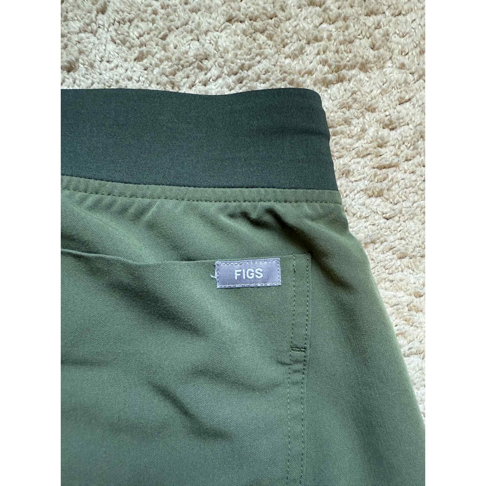 Other Figs Zamora Jogger Scrub Pants Olive Green Women's XS Size 24" / US 00 / IT 34 - 8 Thumbnail