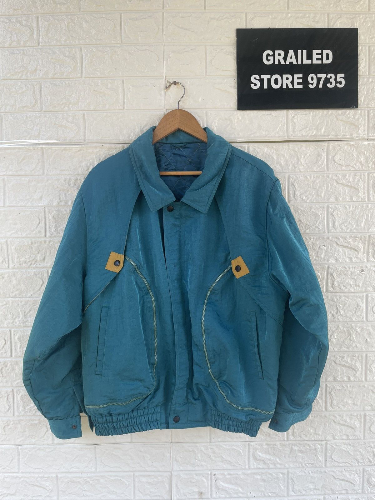 Japanese Brand × Vintage Vintage 80’s 90’s Winbreaker Jacket Size US XL / EU 56 / 4 - 1 Thumbnail