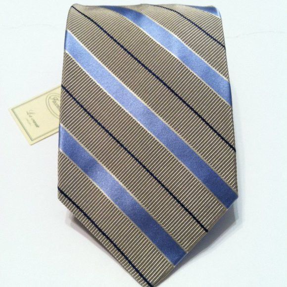 Faconnable FACONNABLE MENS NEW SILK TIE WIDTH: 4" MADE IN FRANCE Size ONE SIZE - 4 Thumbnail