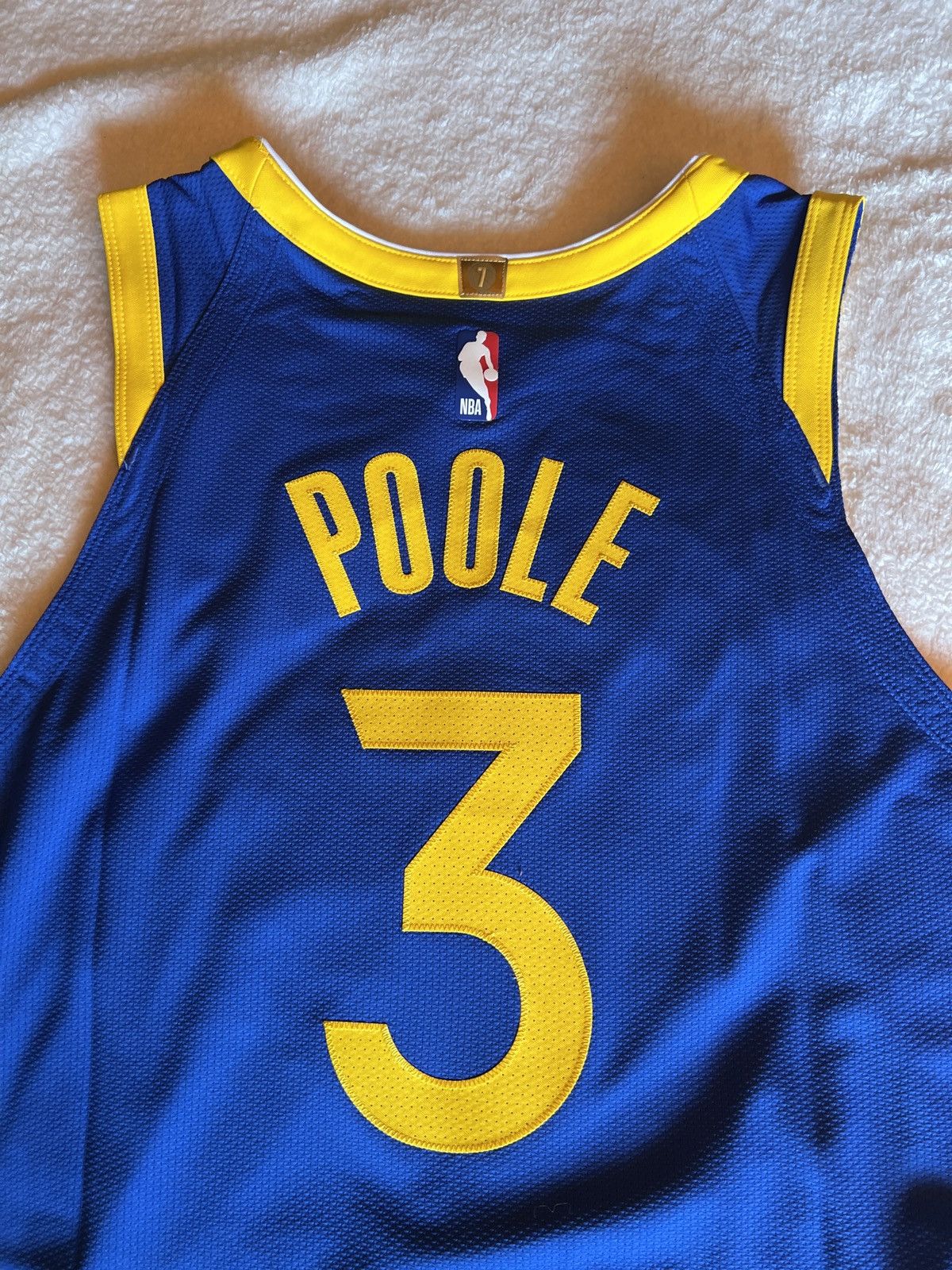 Nike Golden State Warriors POOLE jersey Size US L / EU 52-54 / 3 - 3 Thumbnail