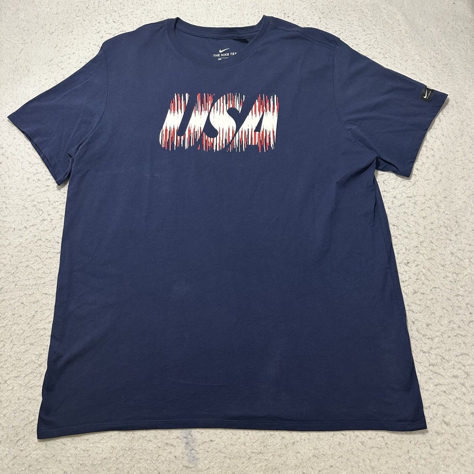 Nike Nike Engineered USA Soccer / Football XXL Athletic Cut Tee Size US XXL / EU 58 / 5 - 1 Thumbnail